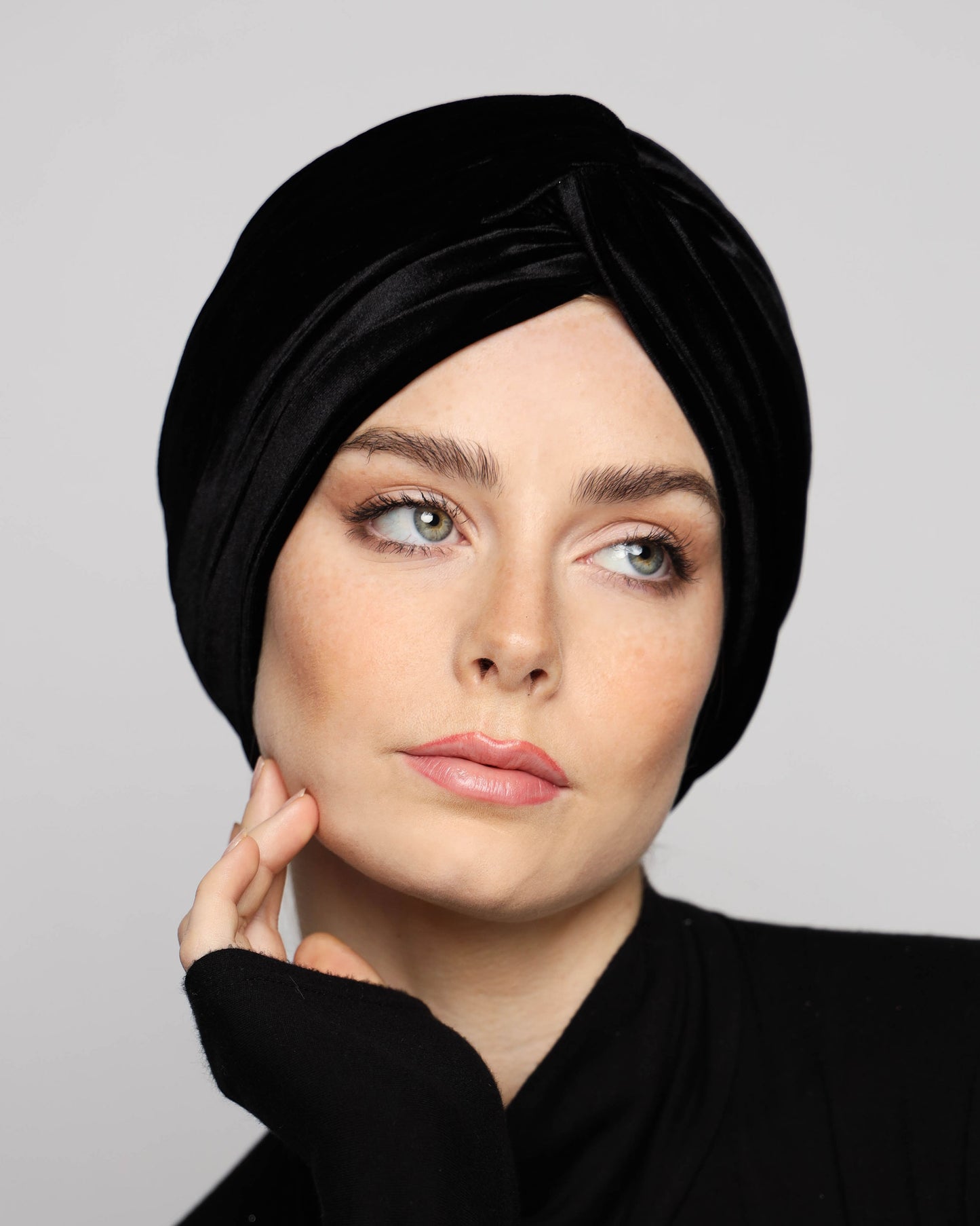Twisted Velvet Lines Turban
