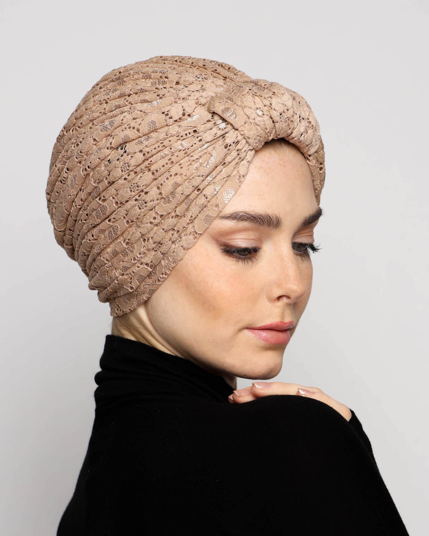 Lace Lines Turban