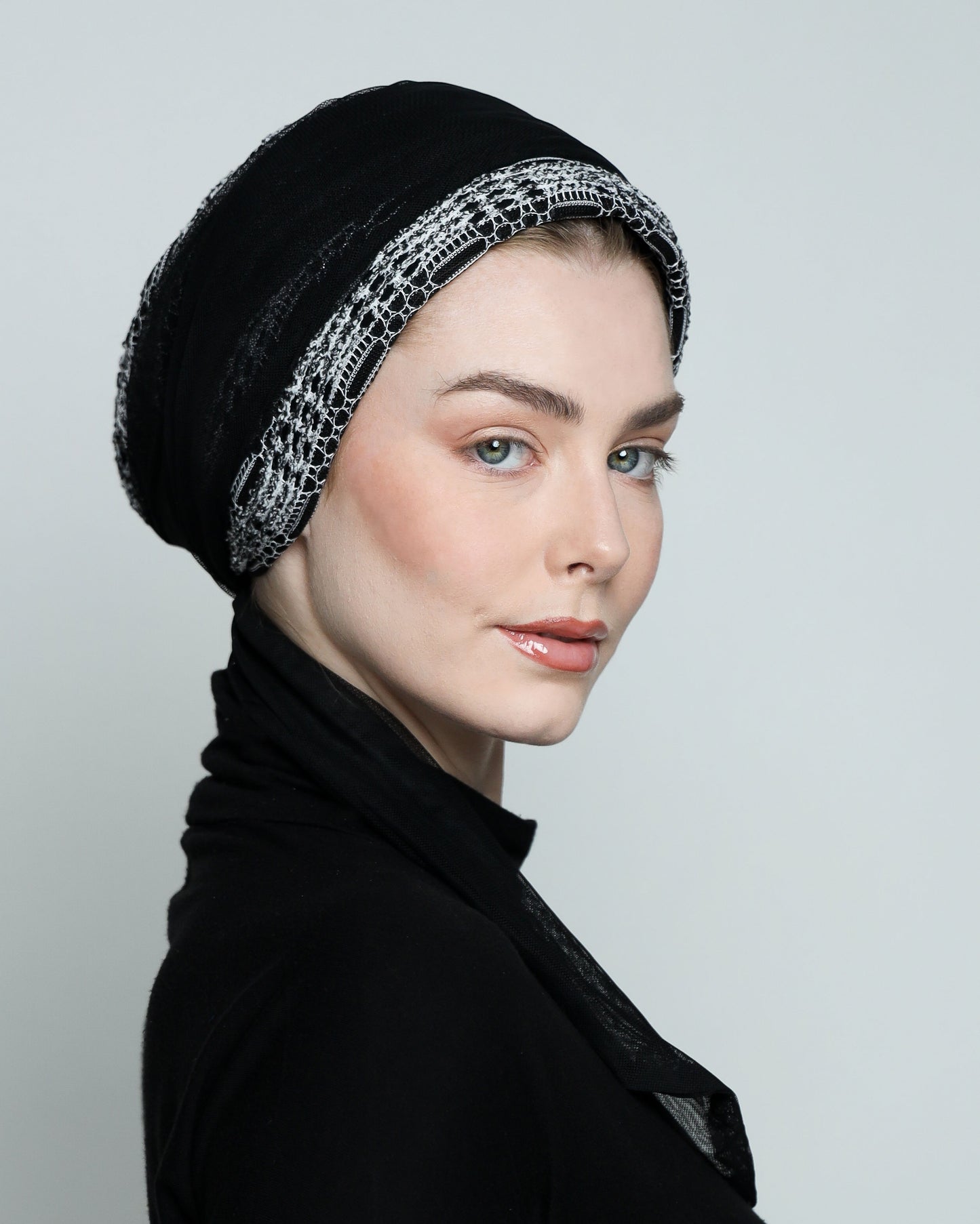 Multi-way BW Knitting Turban