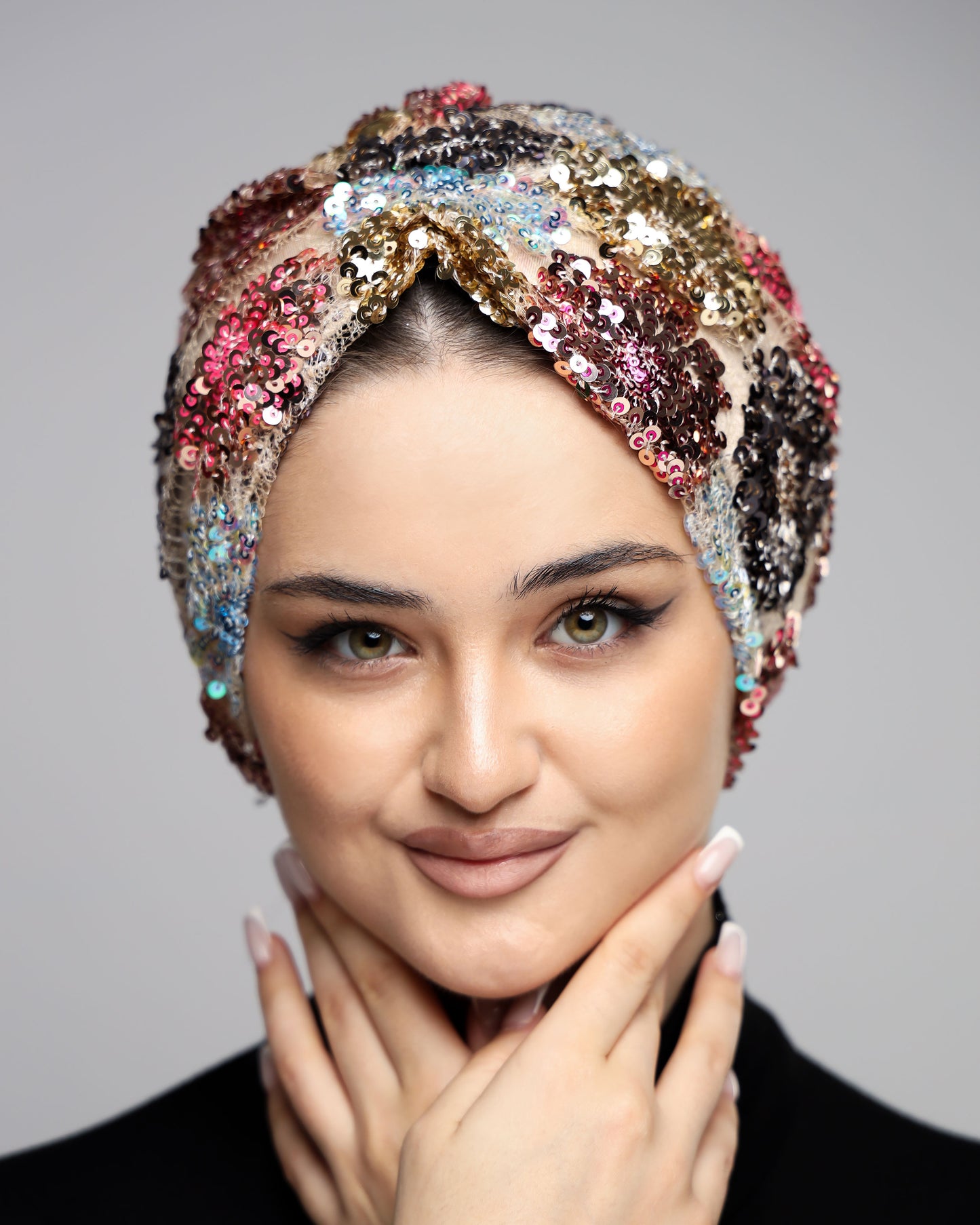 Gathering Sequin Turban
