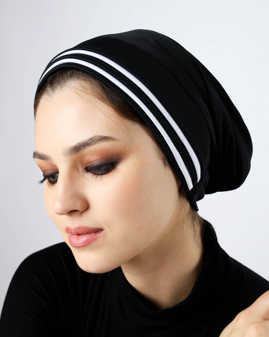 Pleats Jersey Underscarf Turban