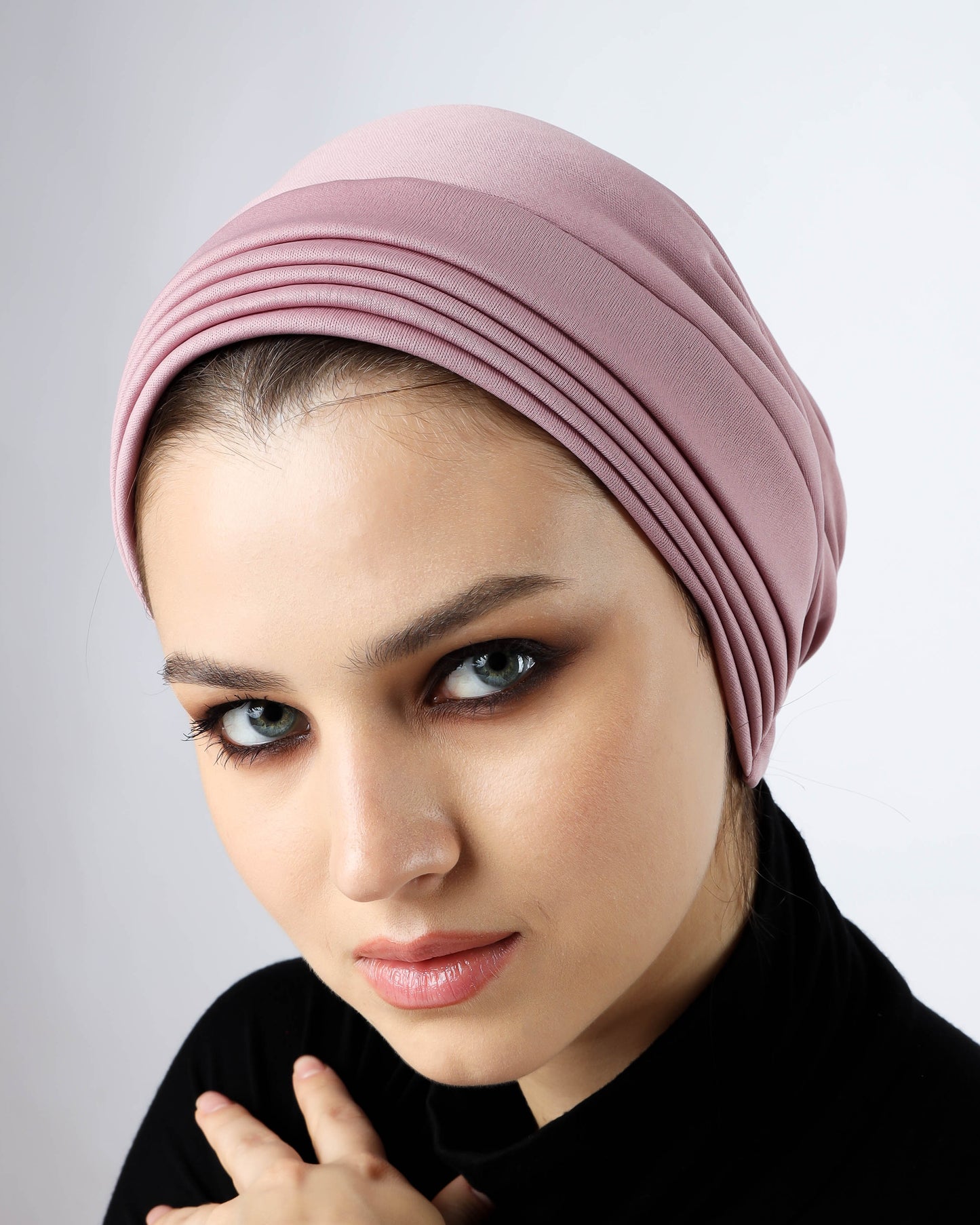 Pleats Jersey Underscarf Turban