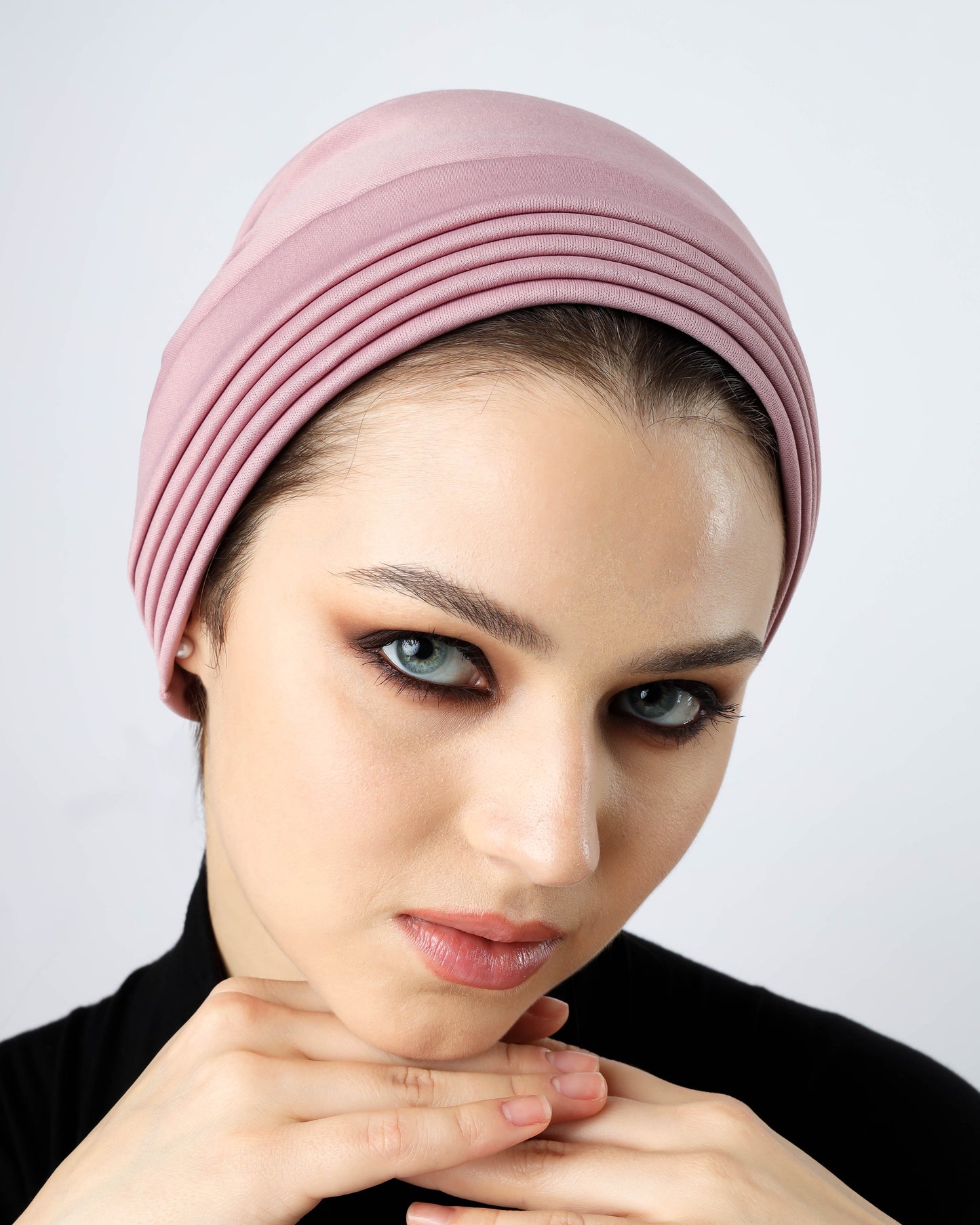 Pleats Jersey Underscarf Turban