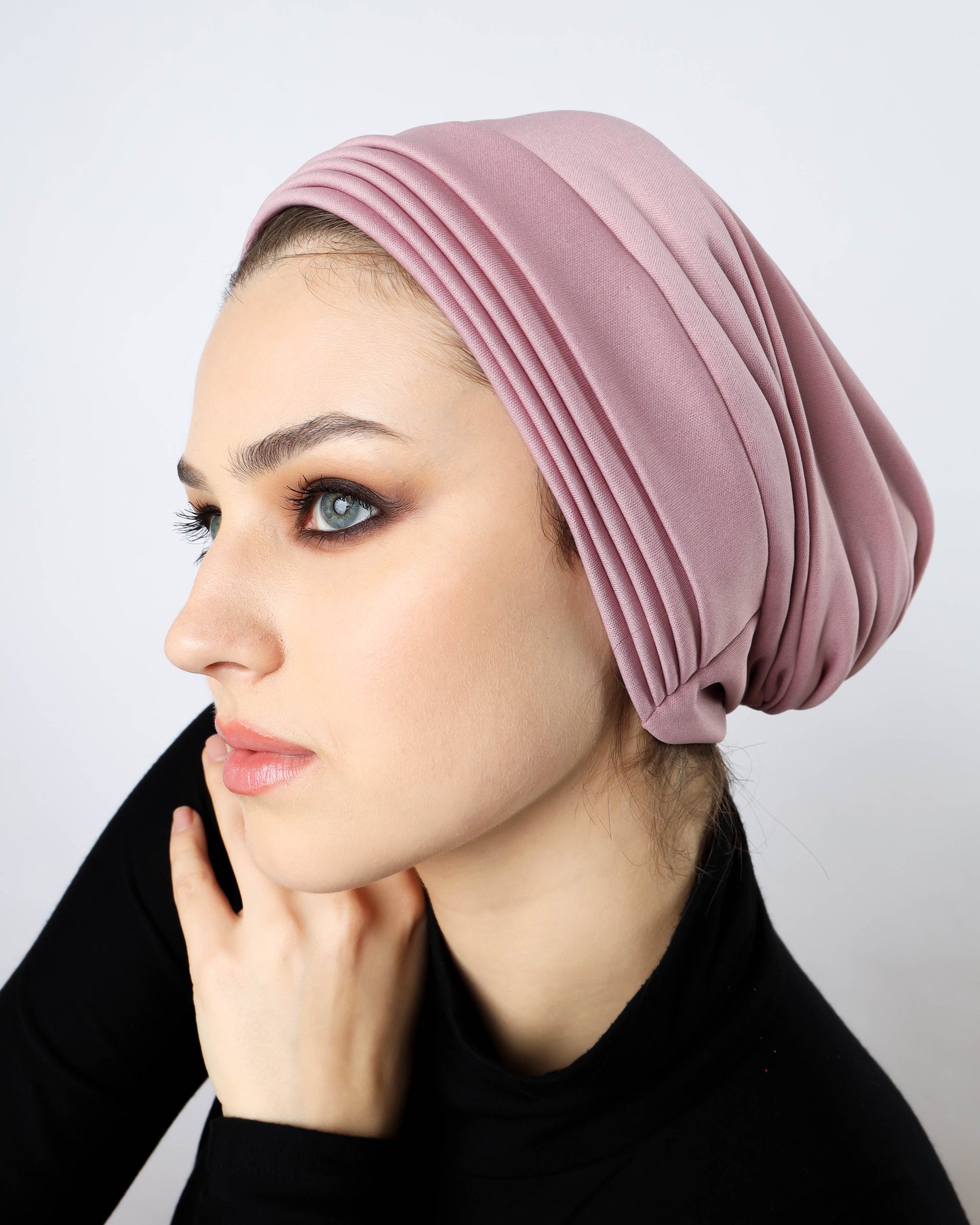 Pleats Jersey Underscarf Turban