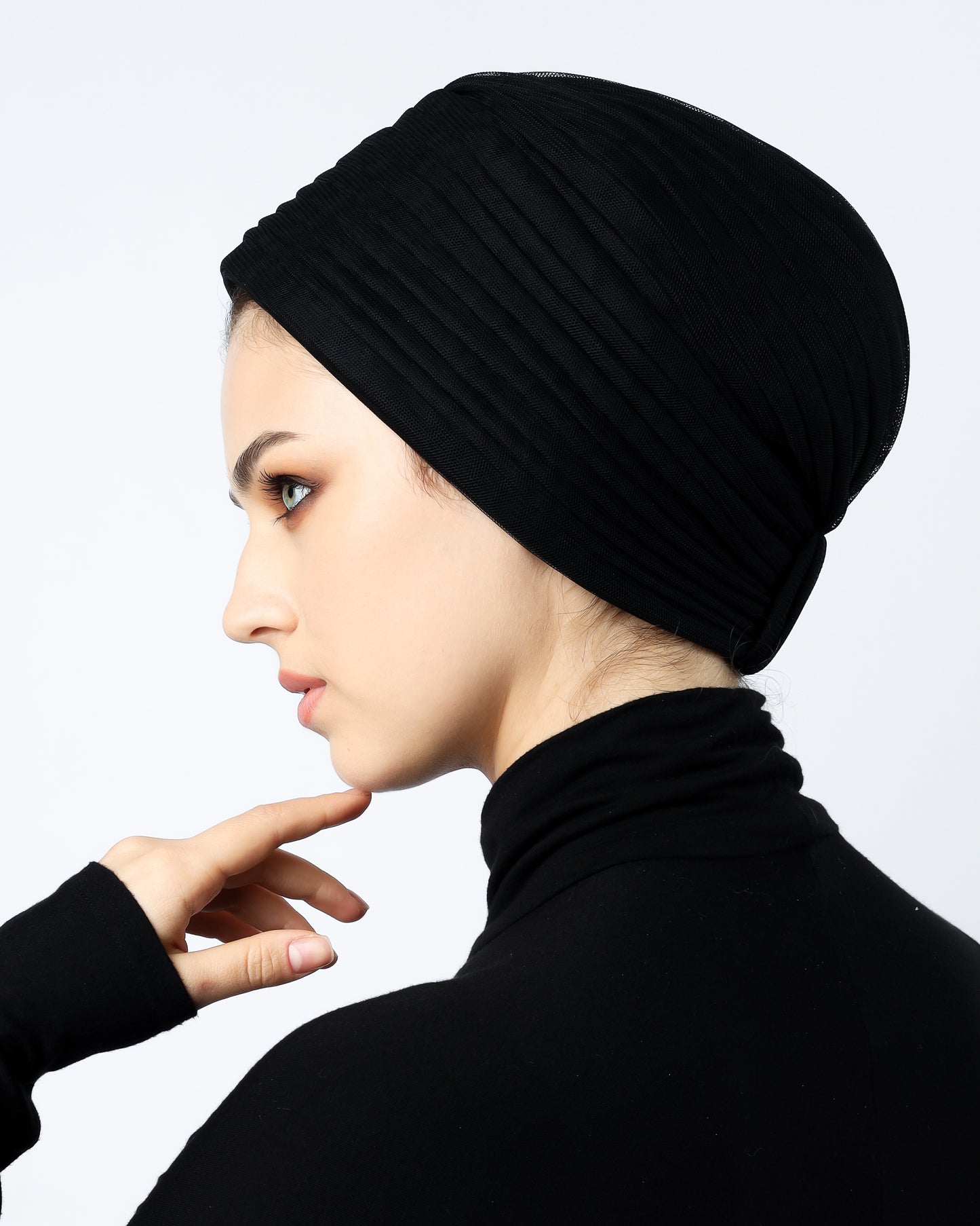 Tulle Pleats Turban