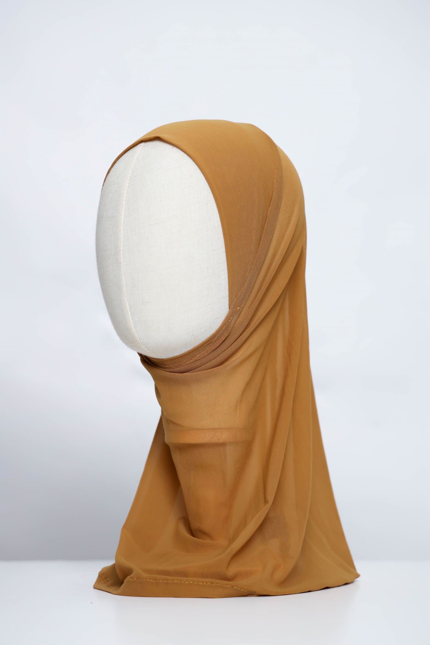 Plain Tulle Ready-made Hijab