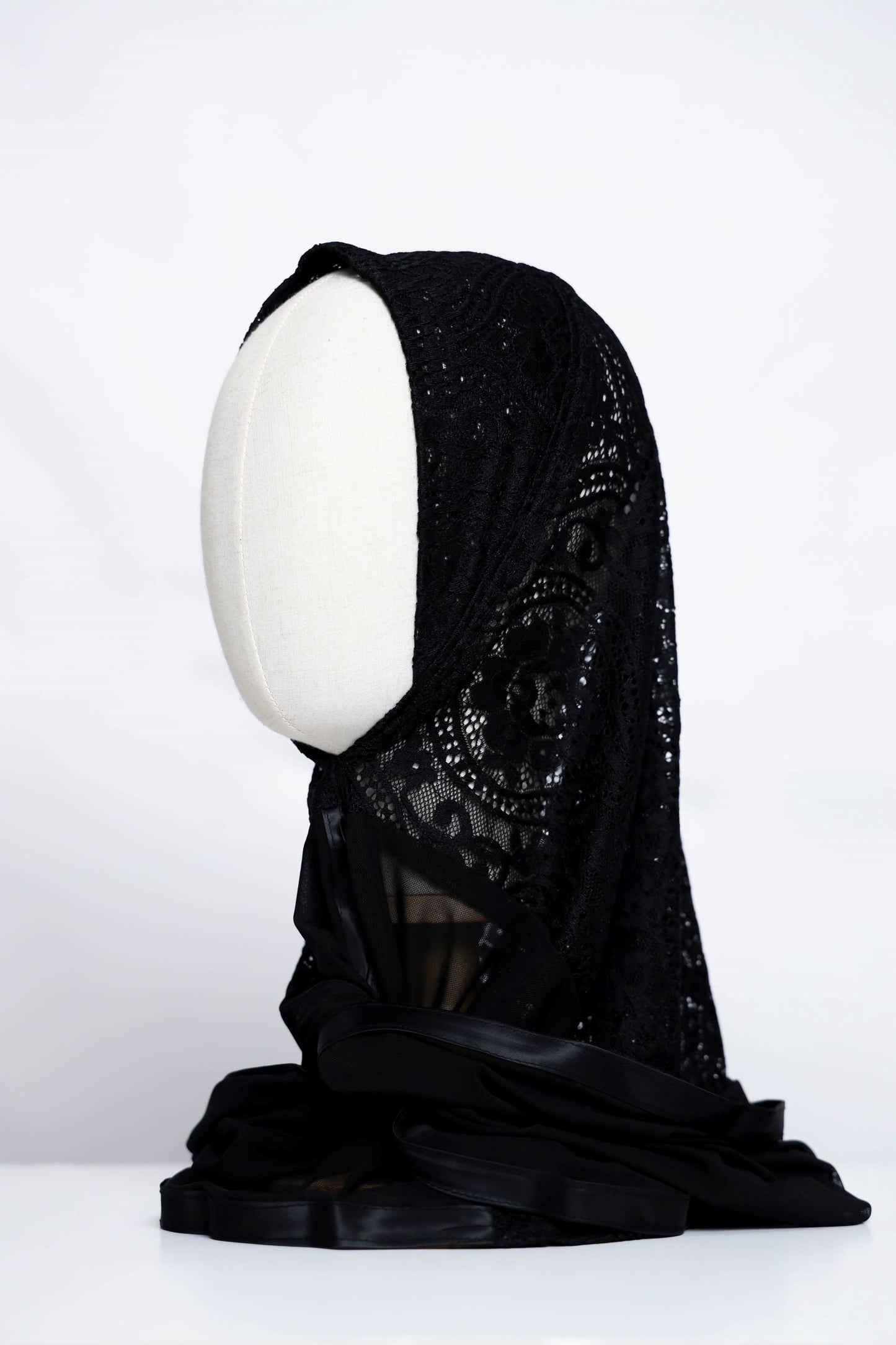 Lace Ready made Hijab