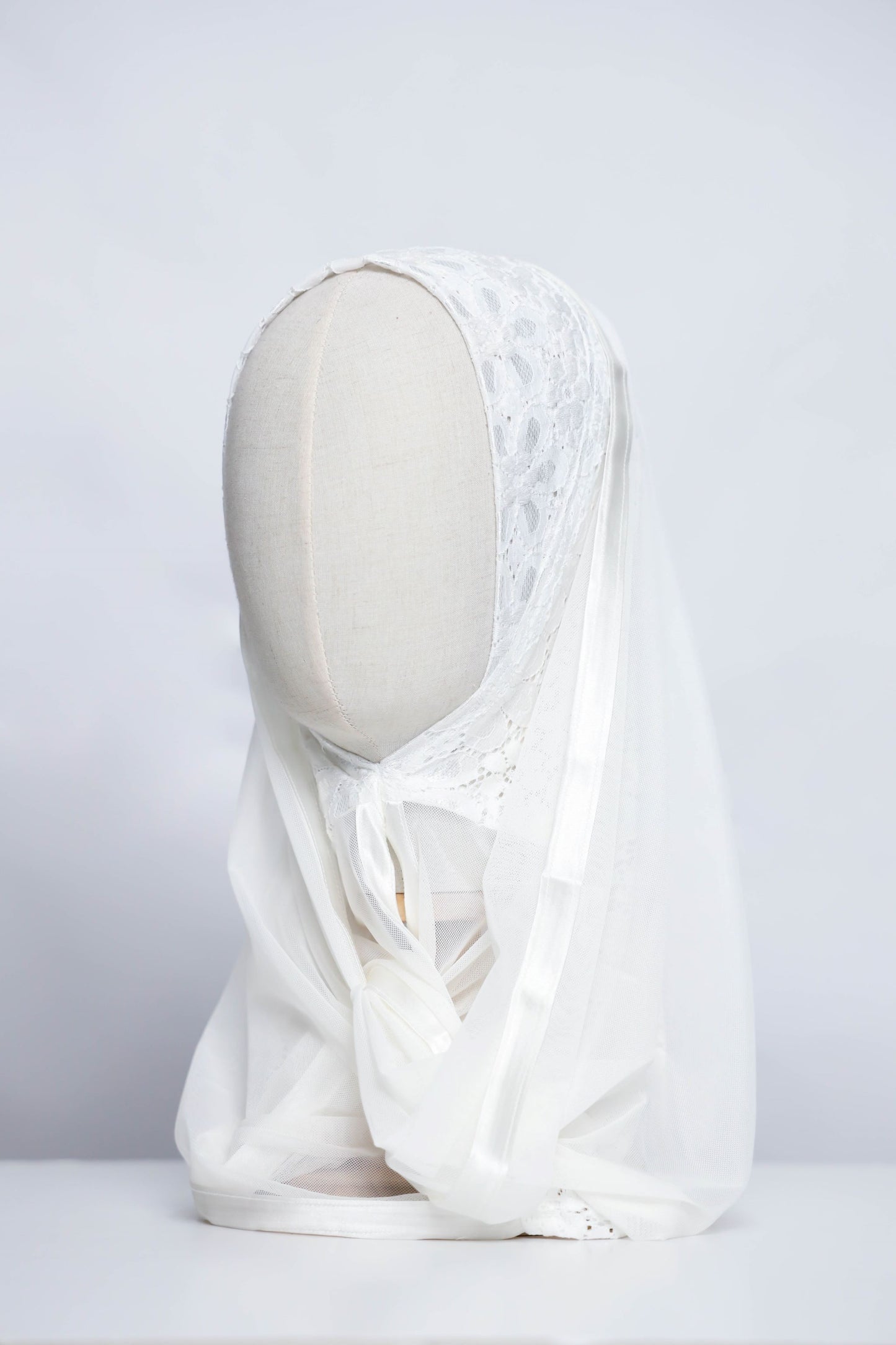 Lace Ready made Hijab