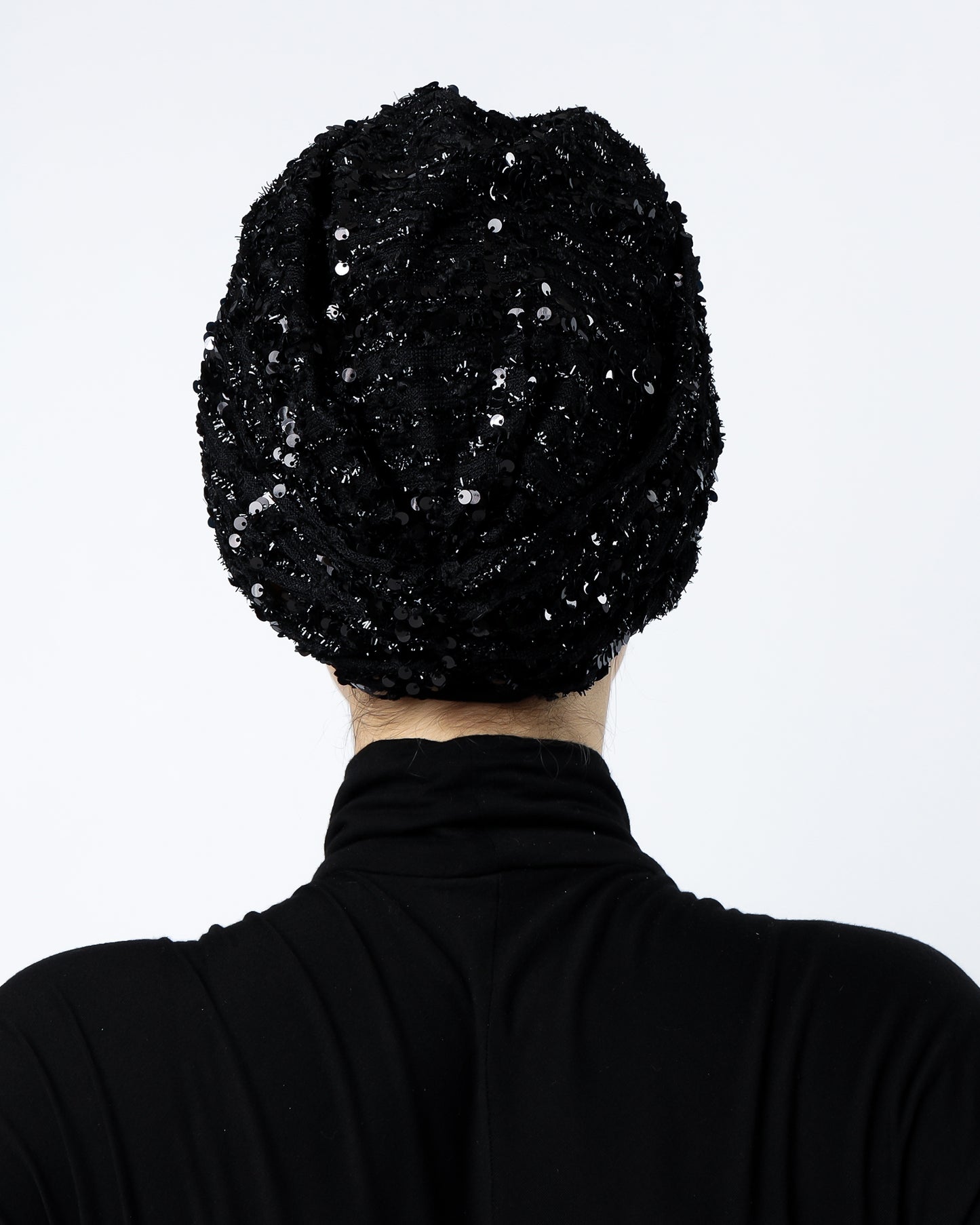 Sequin Square Turban