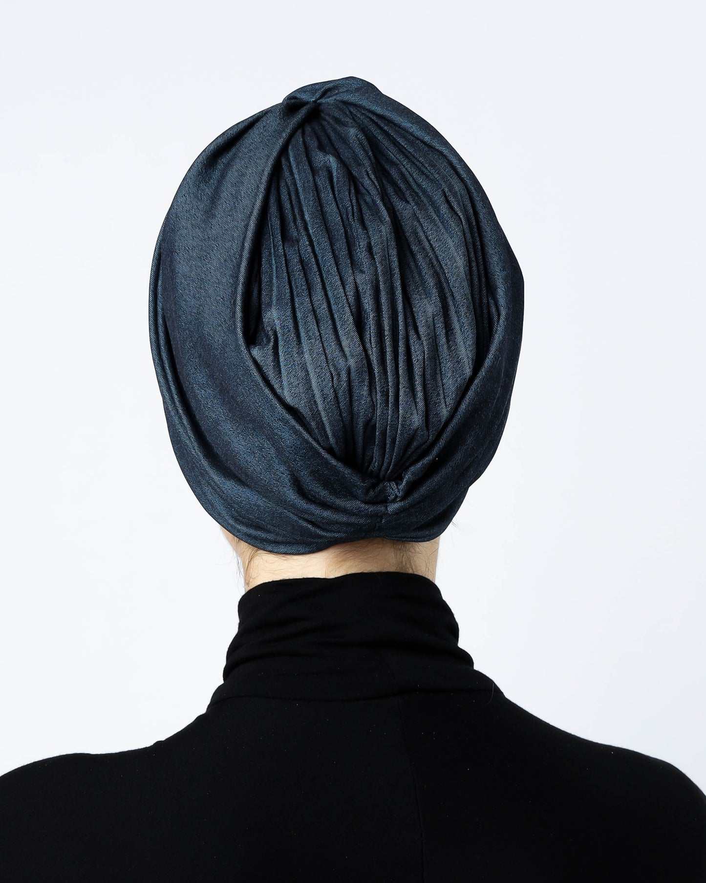 Twisted Denim Turban