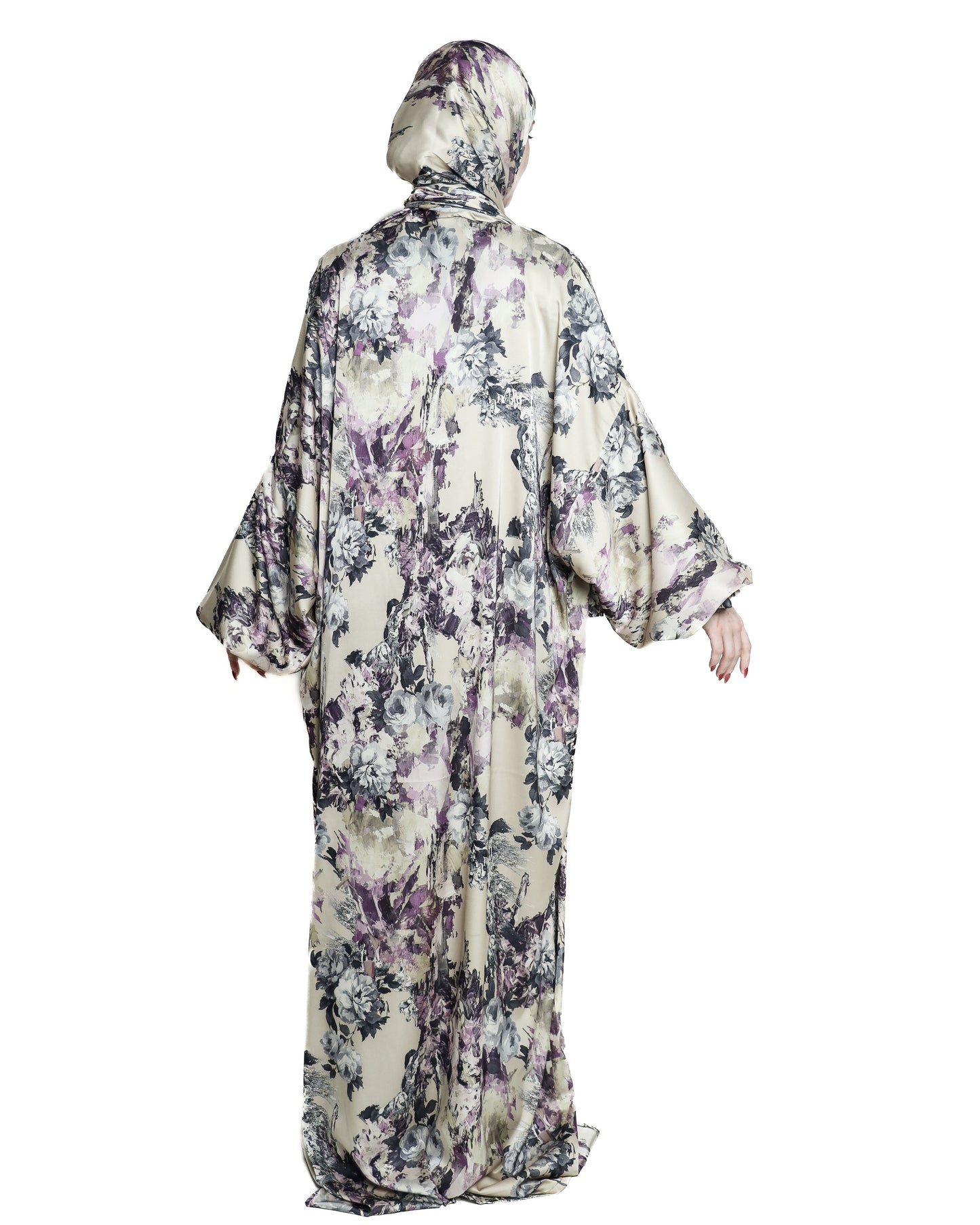 Floral Satin Praying Suits ( Isdal )