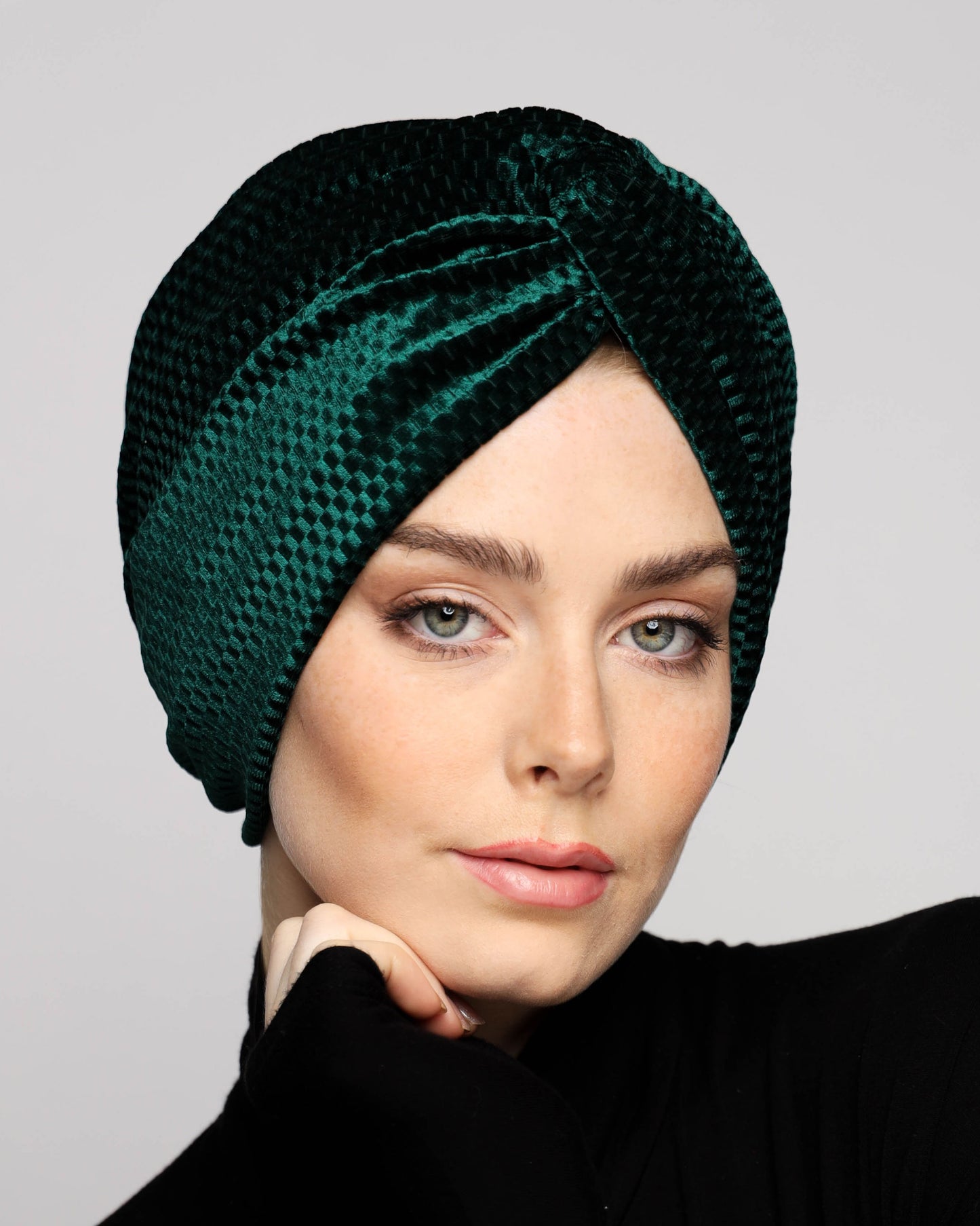 Twisted Velvet Turban