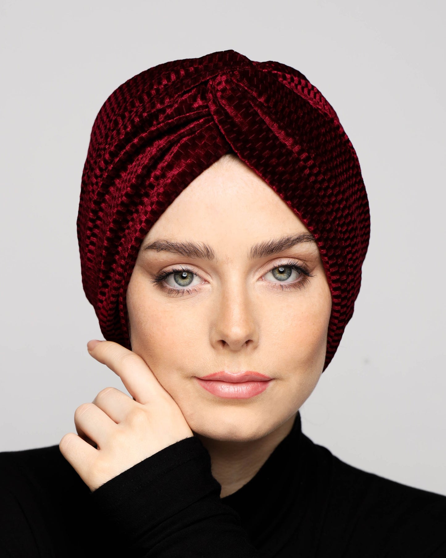 Twisted Velvet Turban