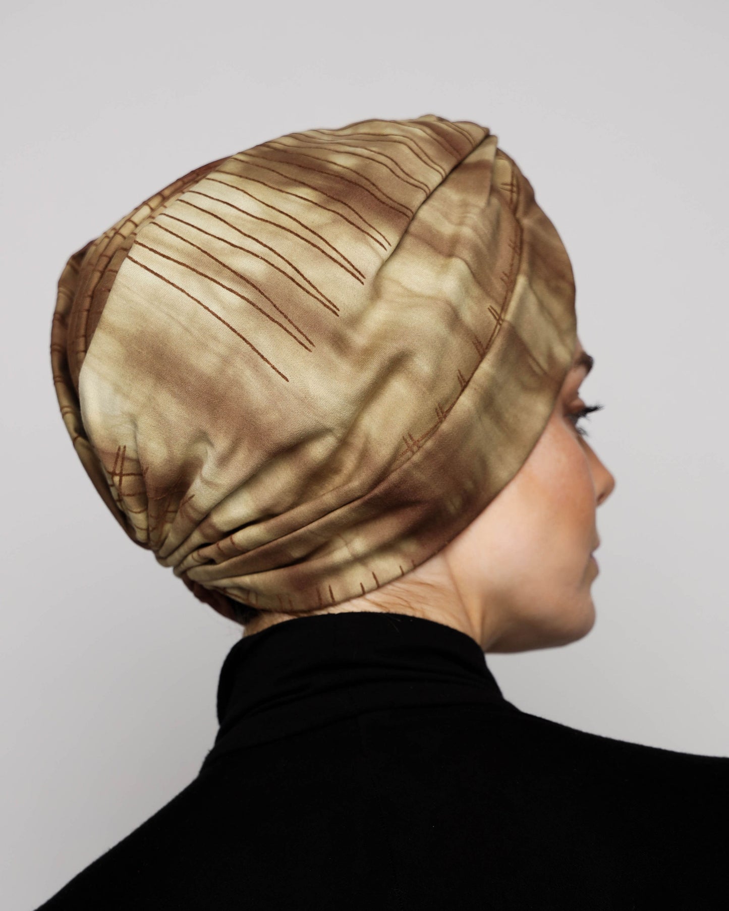 Twisted Denim Turban