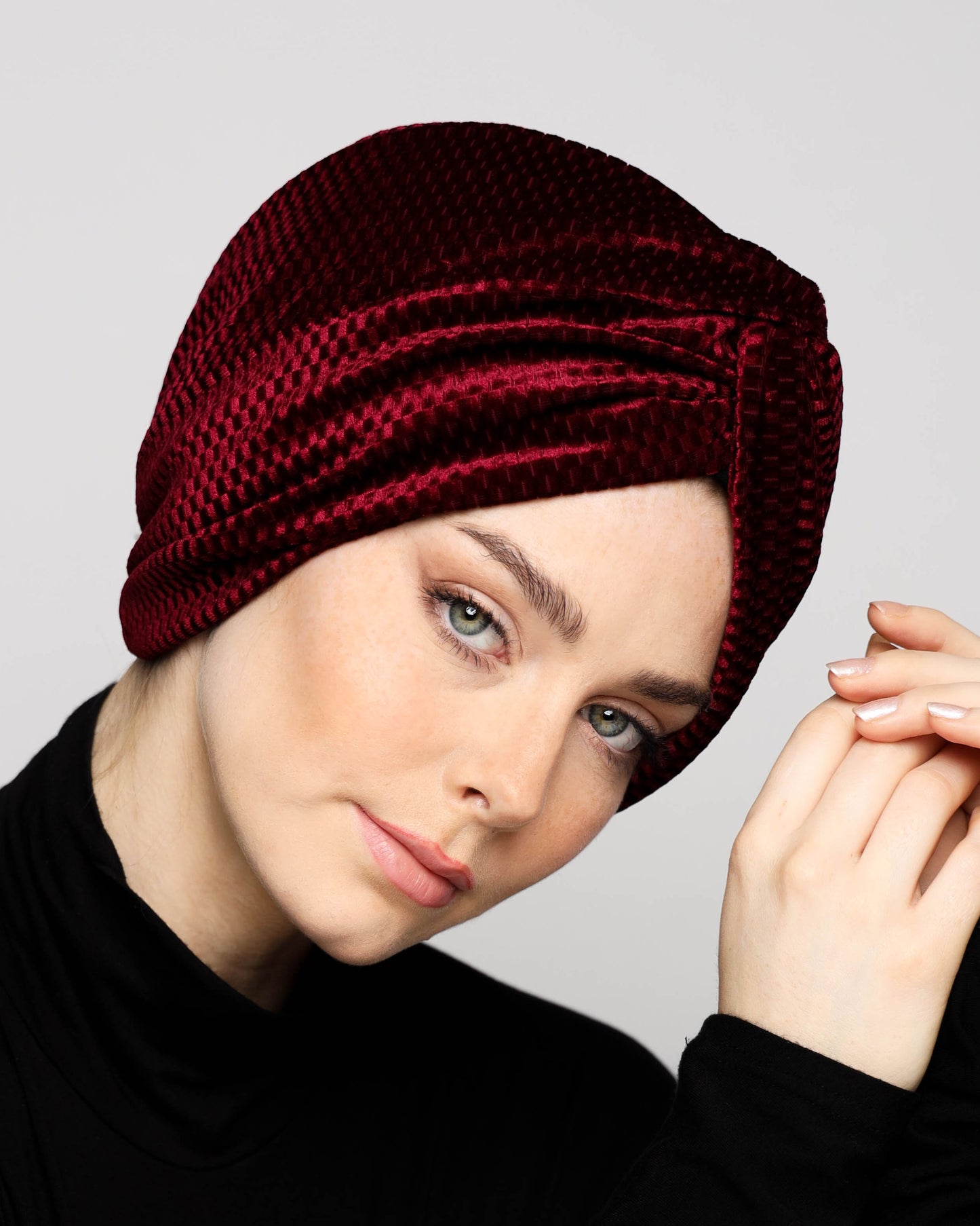 Twisted Velvet Turban