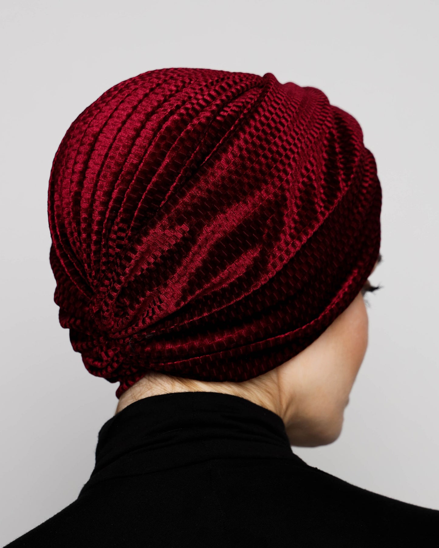 Twisted Velvet Turban