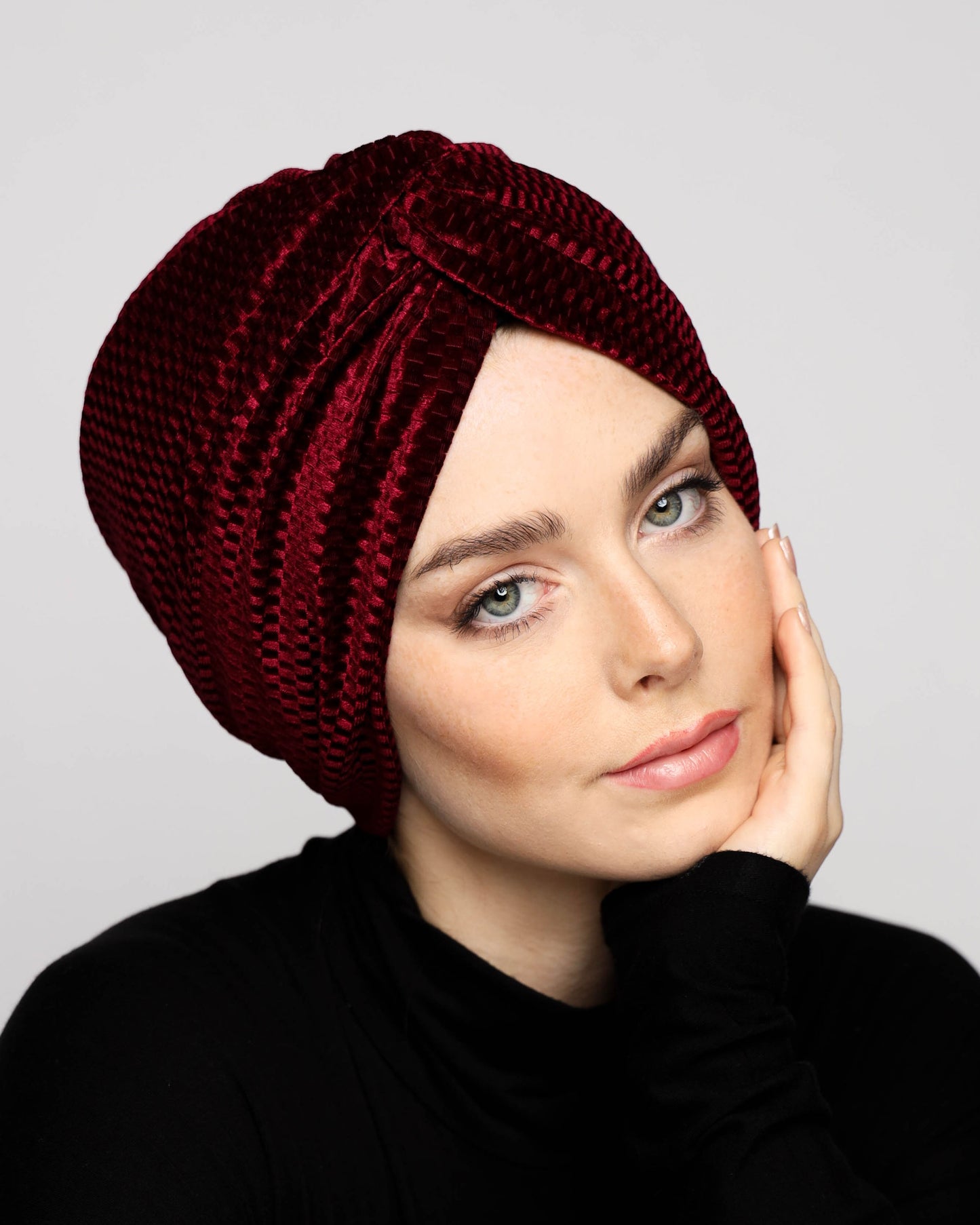 Twisted Velvet Turban