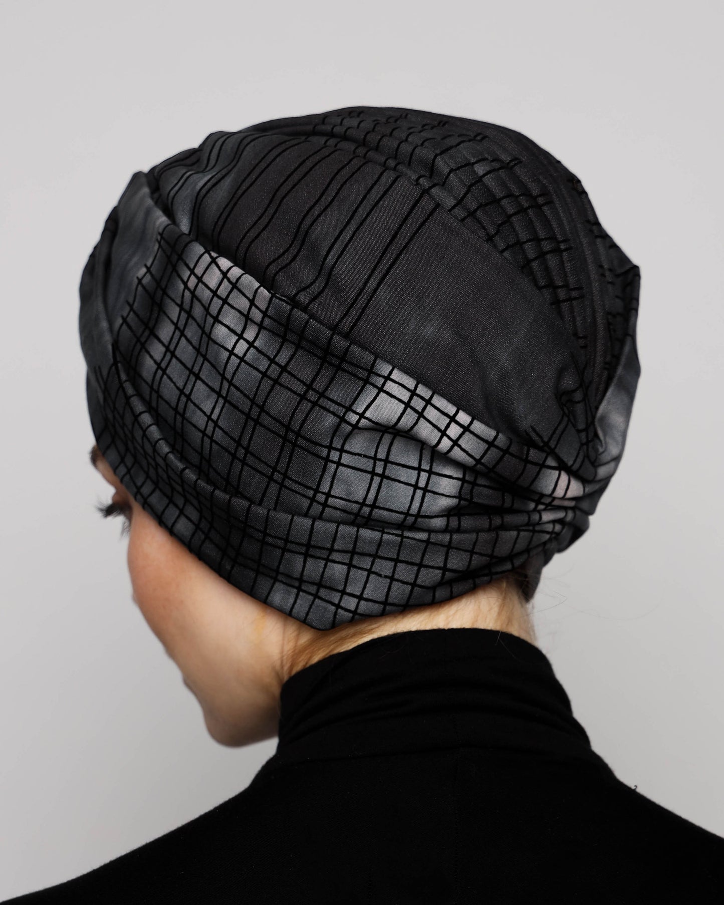 Twisted Denim Turban