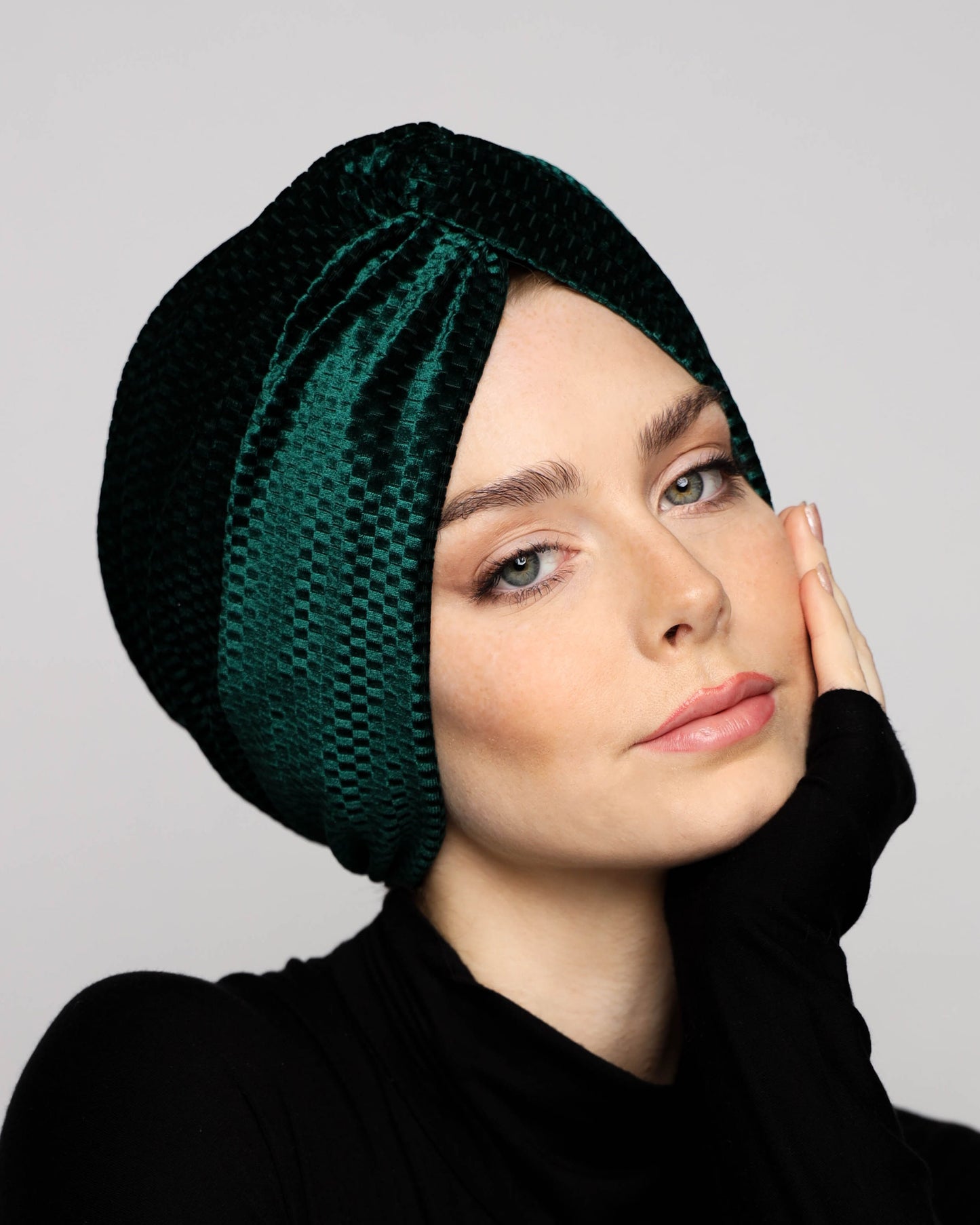 Twisted Velvet Turban