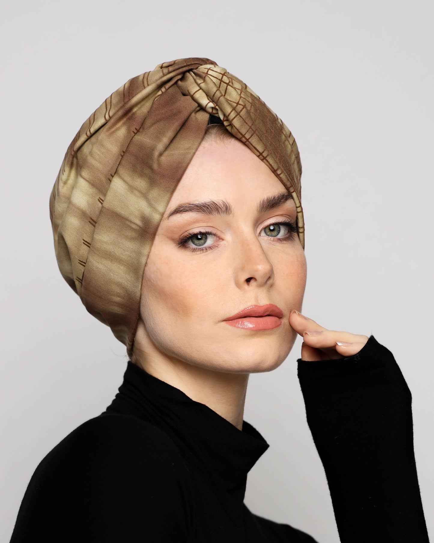 Twisted Denim Turban