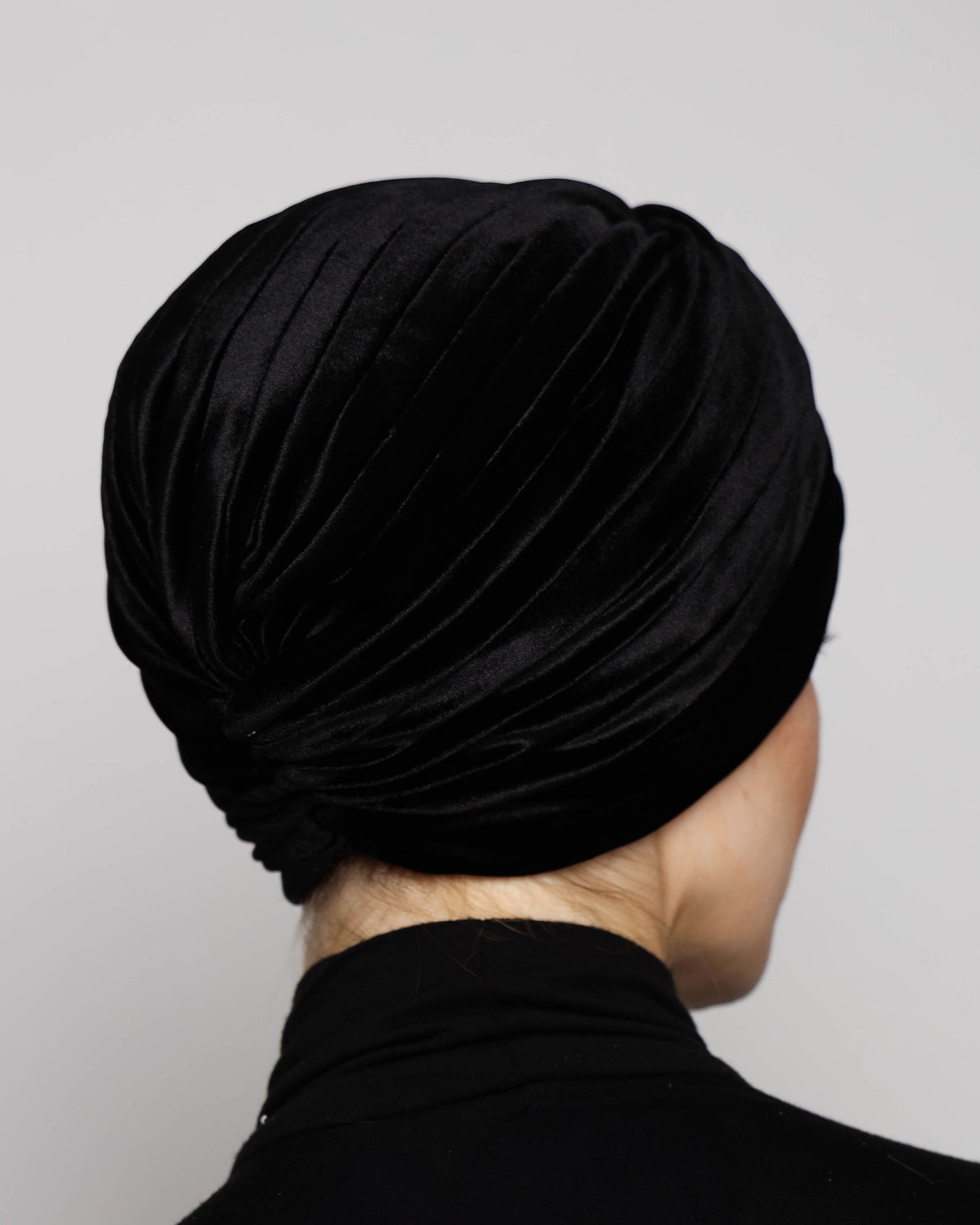 Twisted Velvet Lines Turban