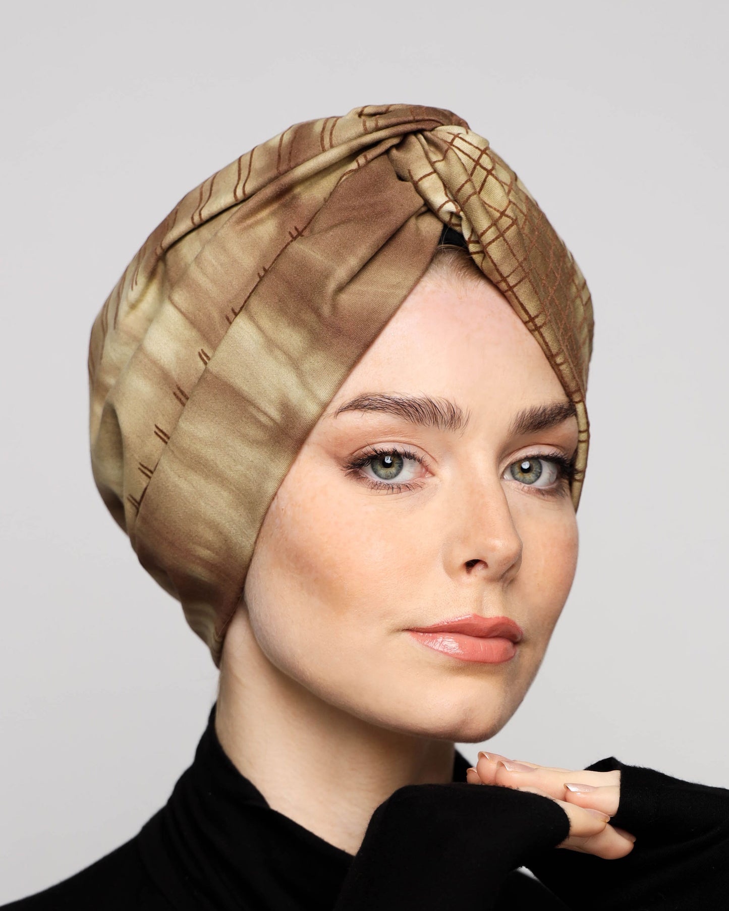 Twisted Denim Turban