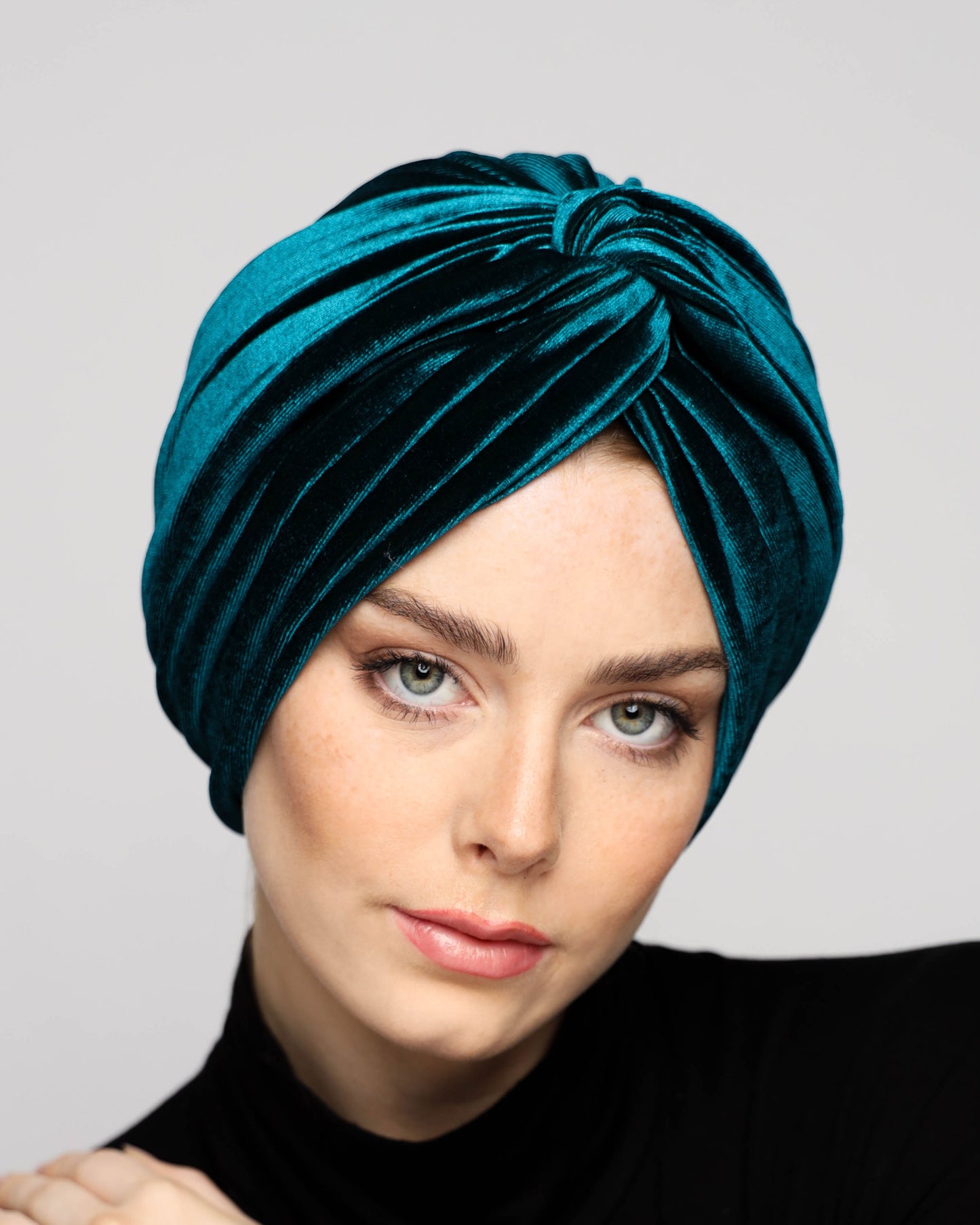 Twisted Velvet Lines Turban