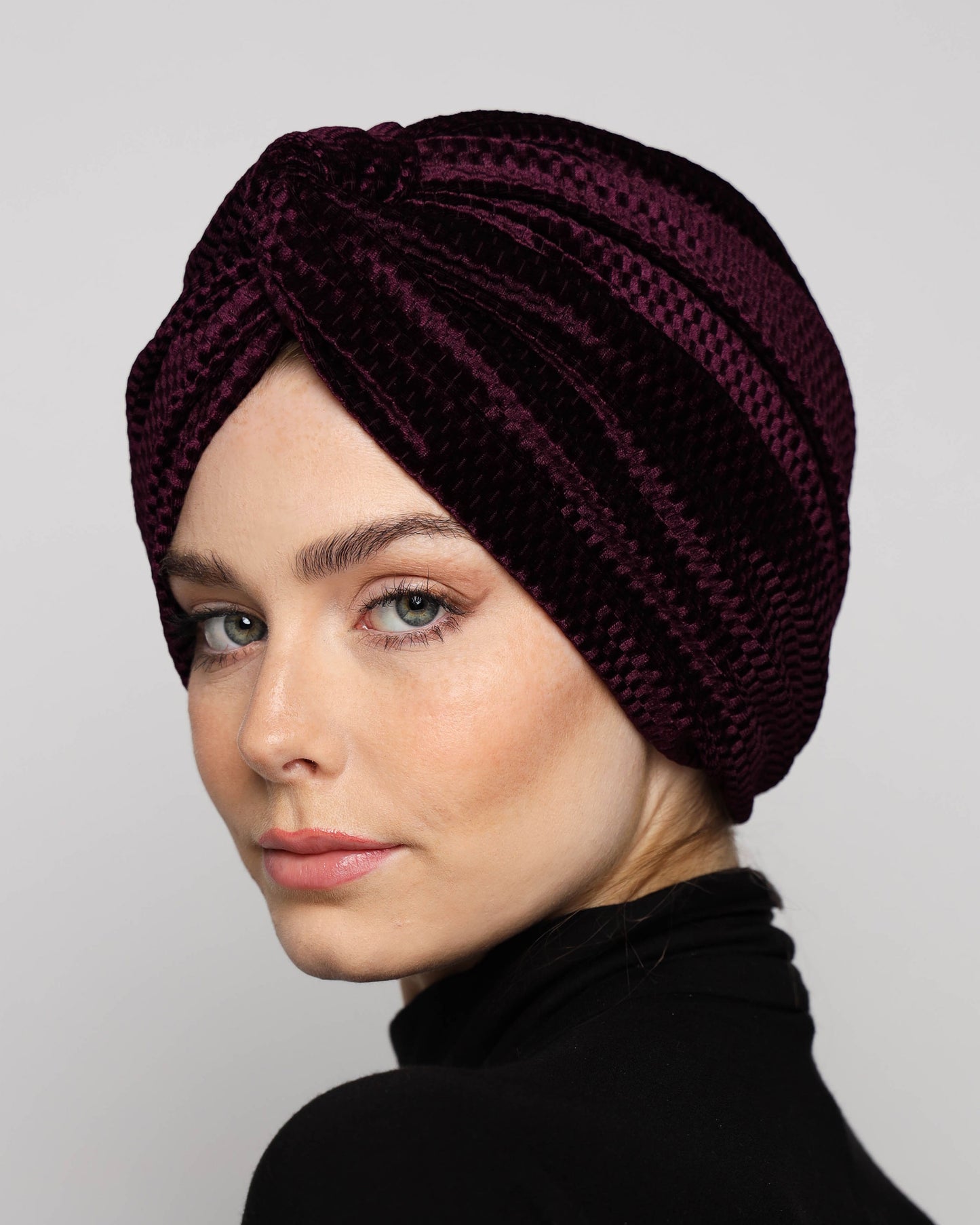 Twisted Velvet Turban