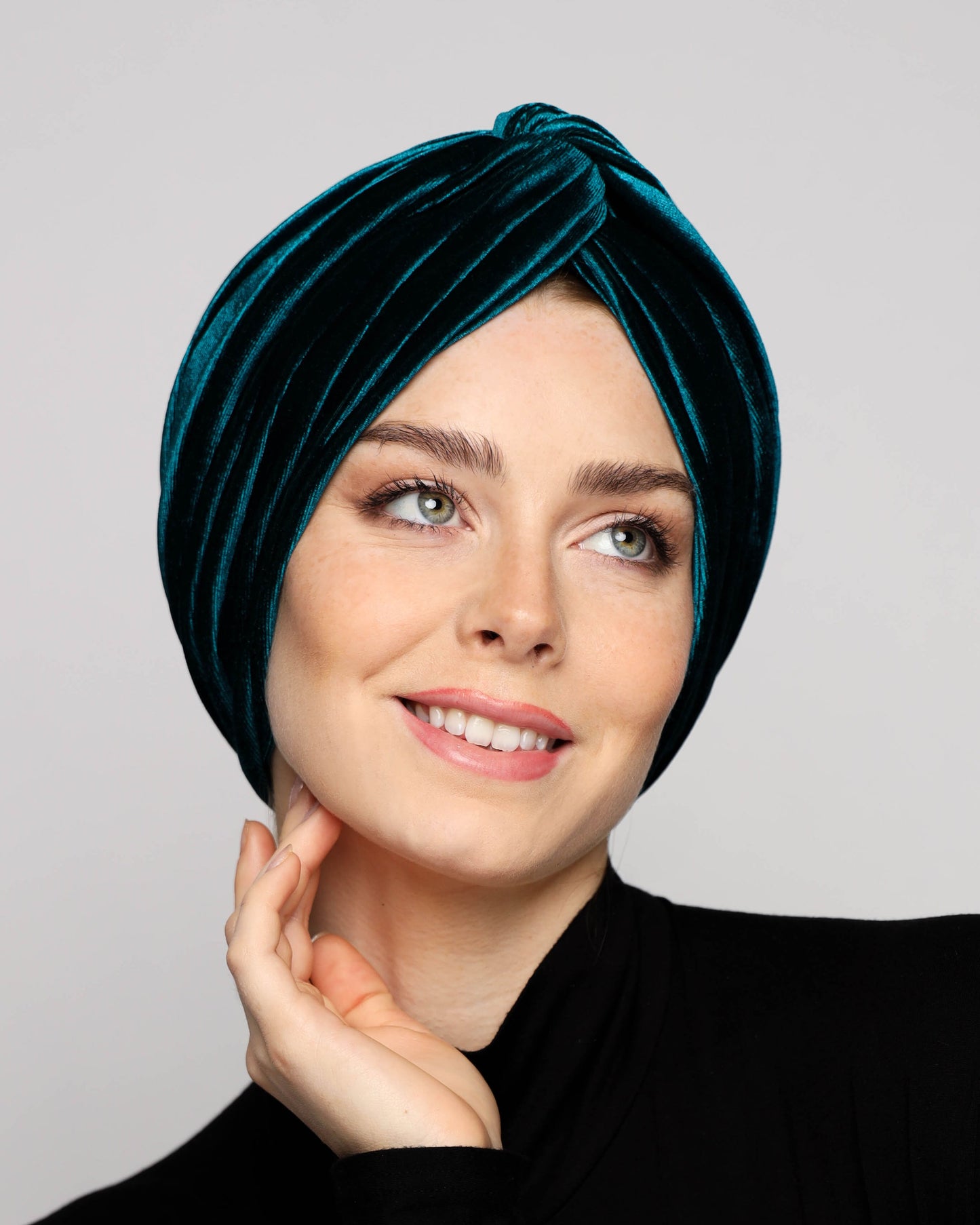 Twisted Velvet Lines Turban