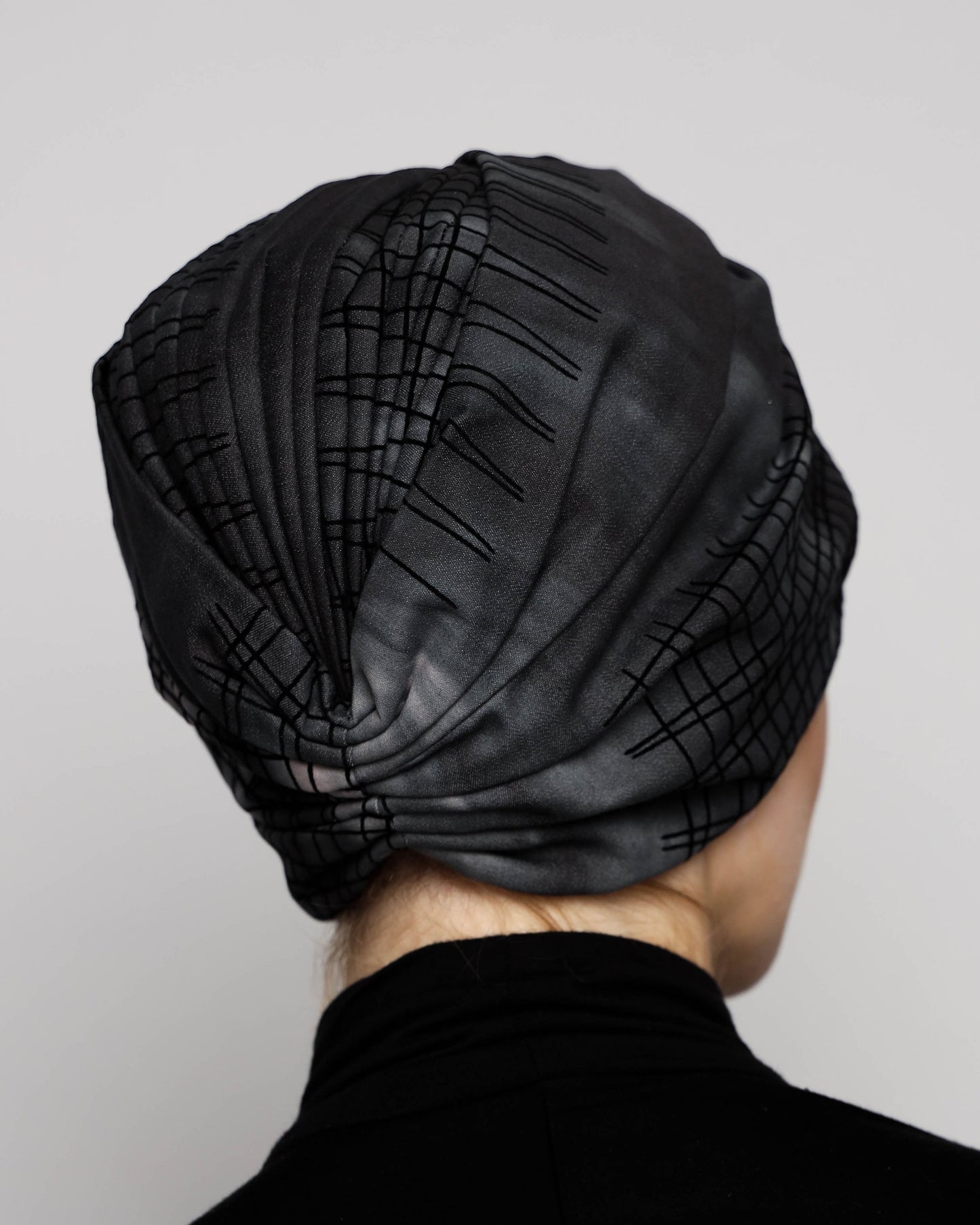 Twisted Denim Turban