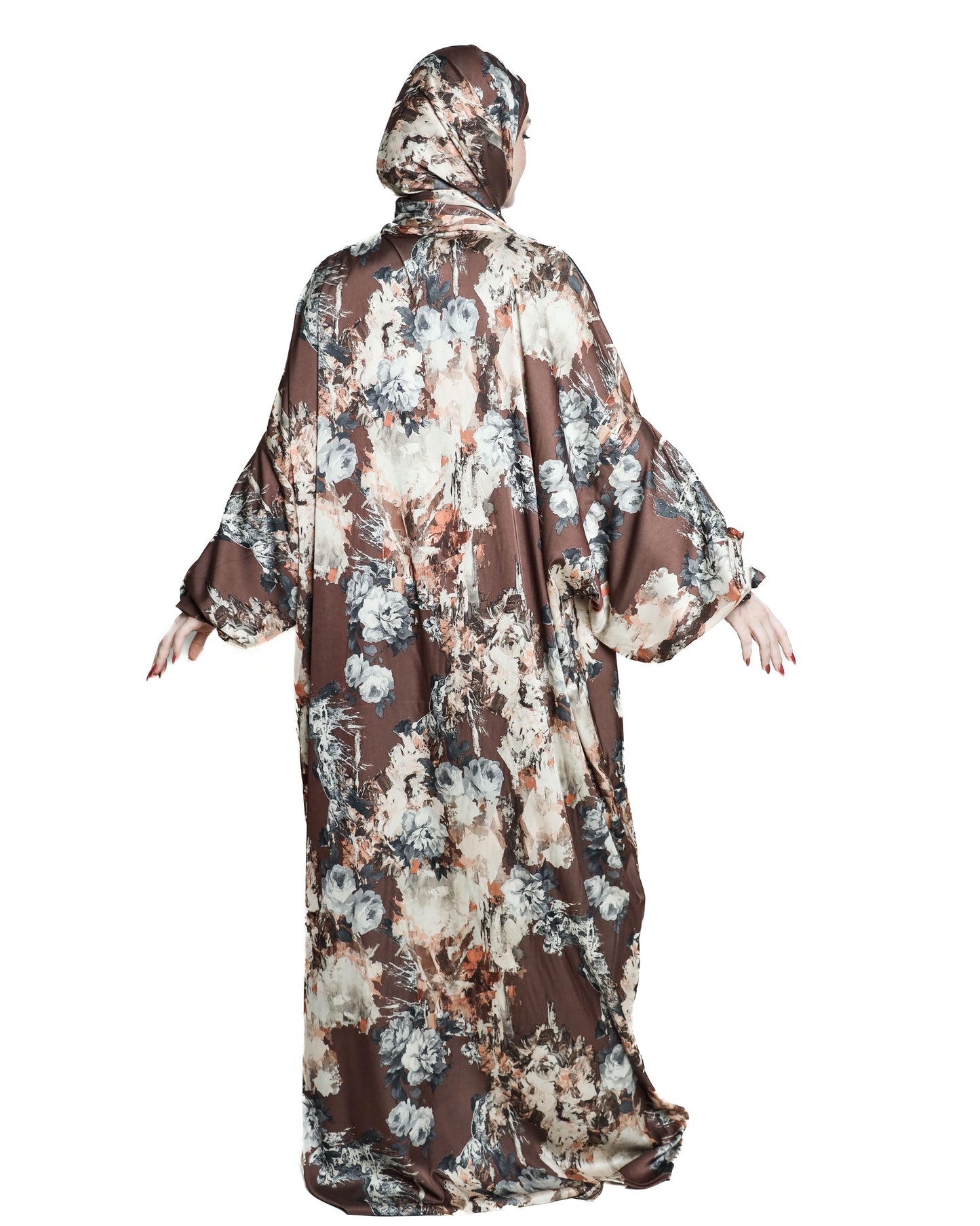 Floral Satin Praying Suits ( Isdal )