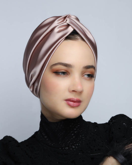 Satin Twisted Turban