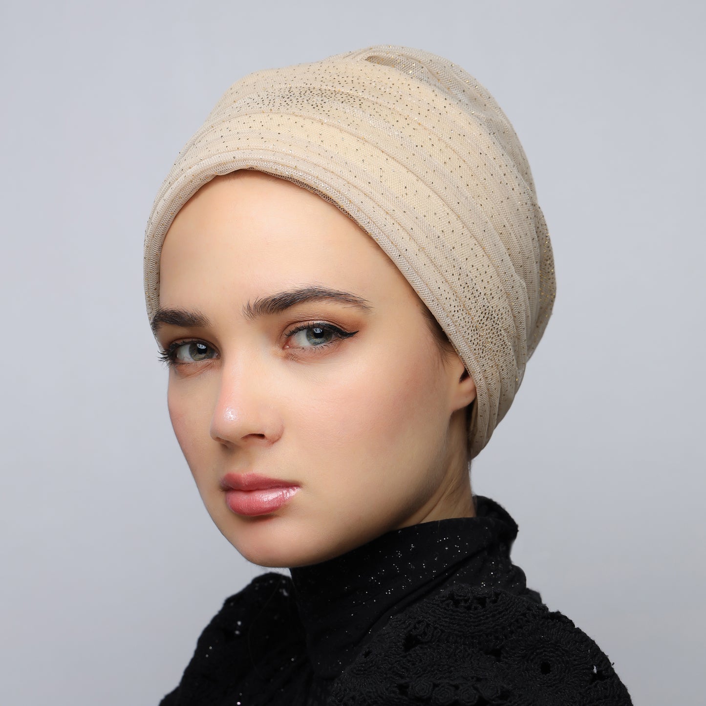 Tulle Pleats Turban