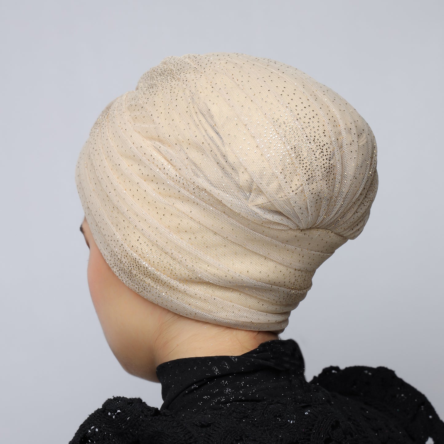 Tulle Pleats Turban