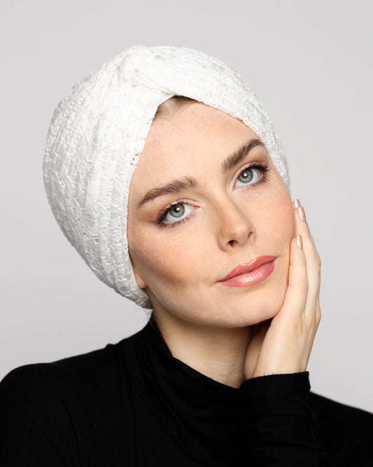 Twisted Lace Turban