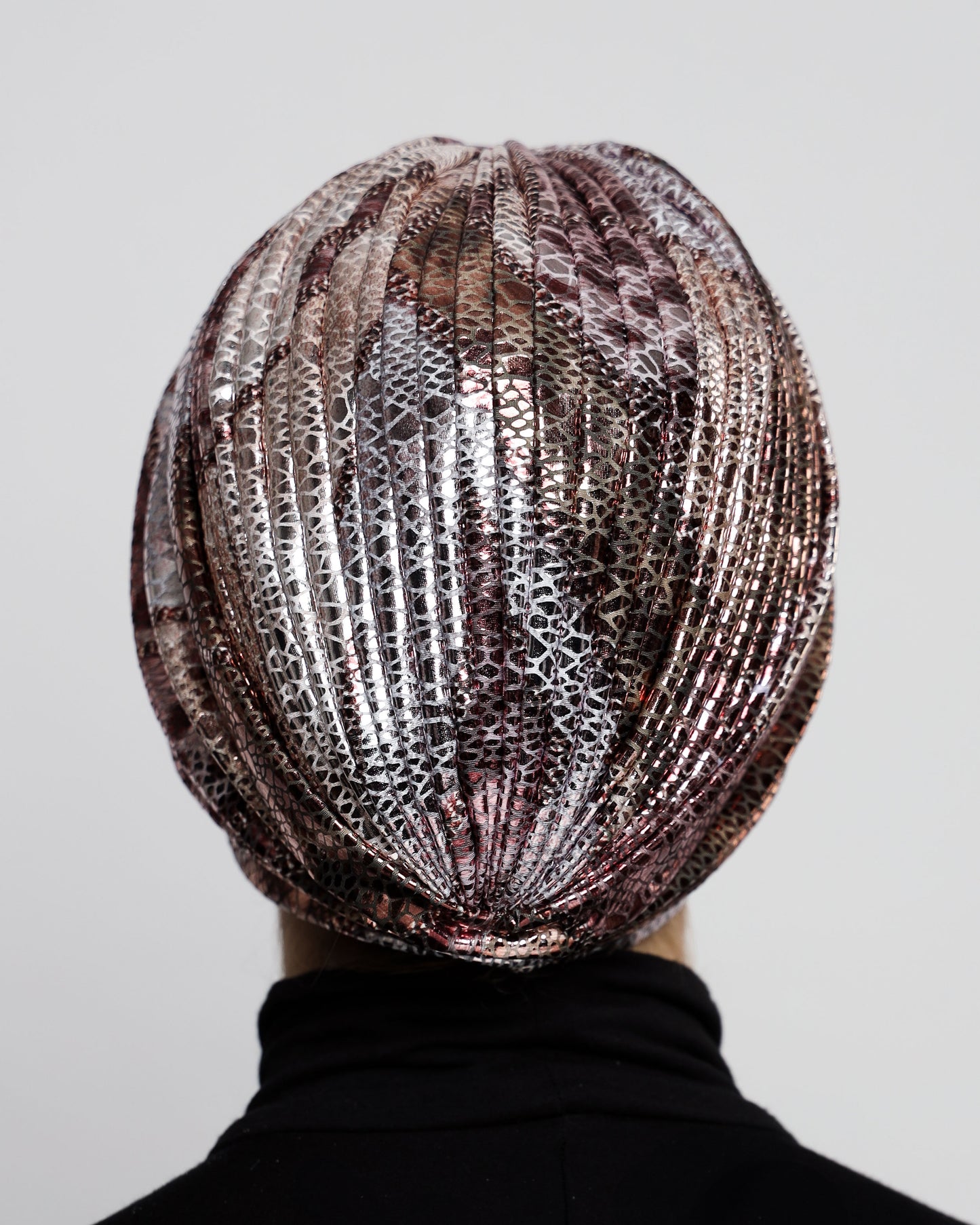 Metallic Gathering Leopard Turban