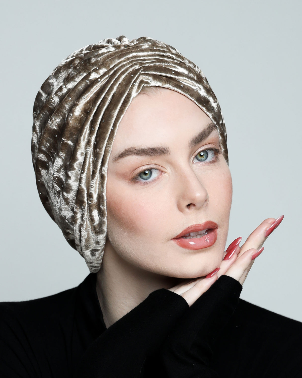Glamorous Gathering Velvet Turban