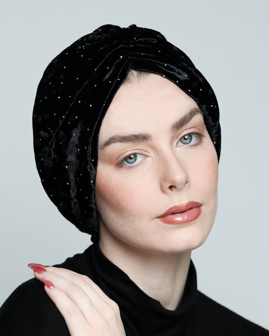 Glamorous Gathering Velvet Turban