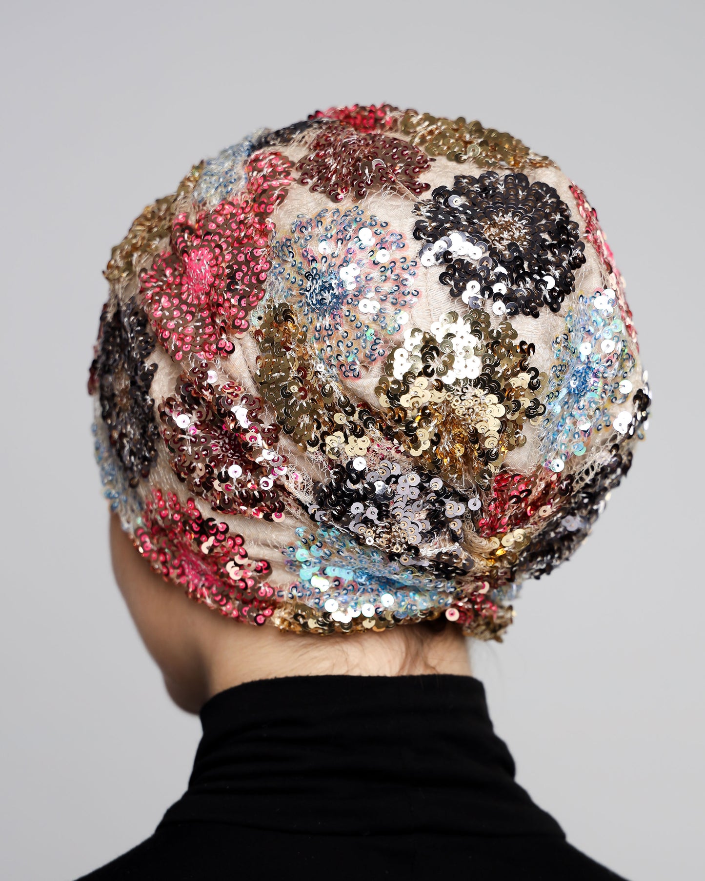 Gathering Sequin Turban