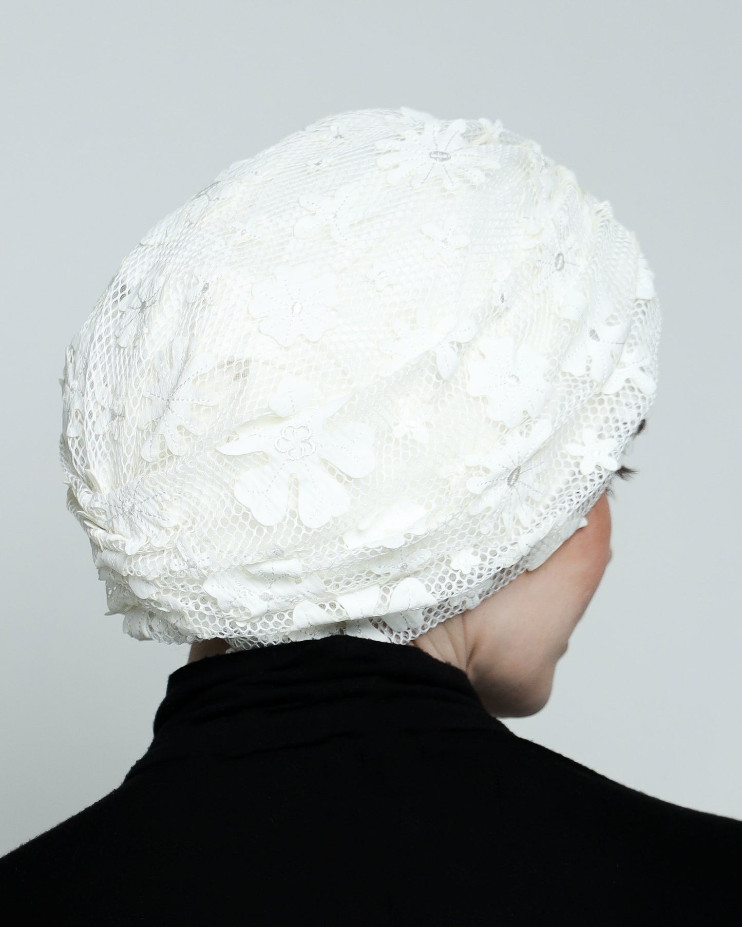 Gathering Floral Net Turban