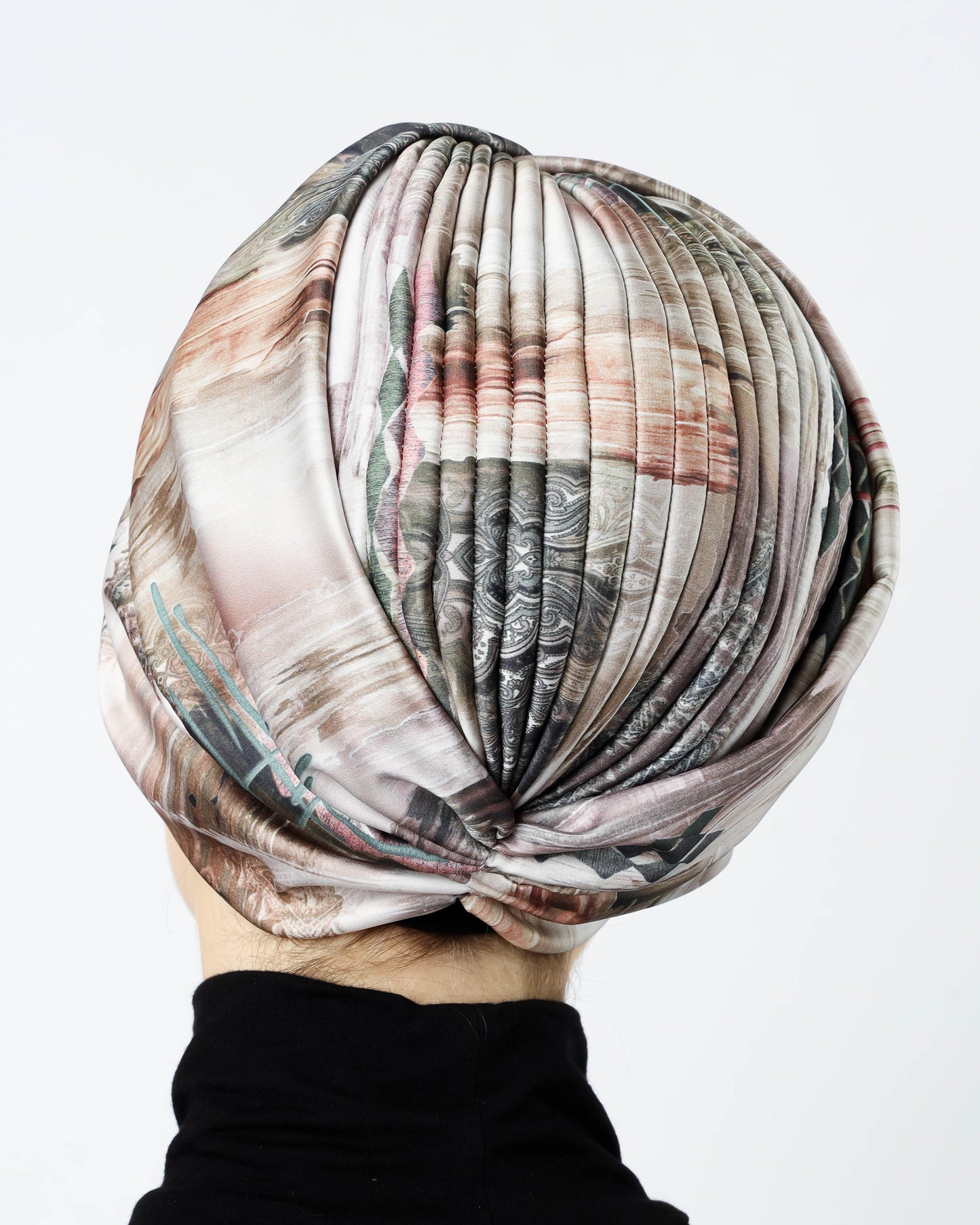 Twisted Satin Turban