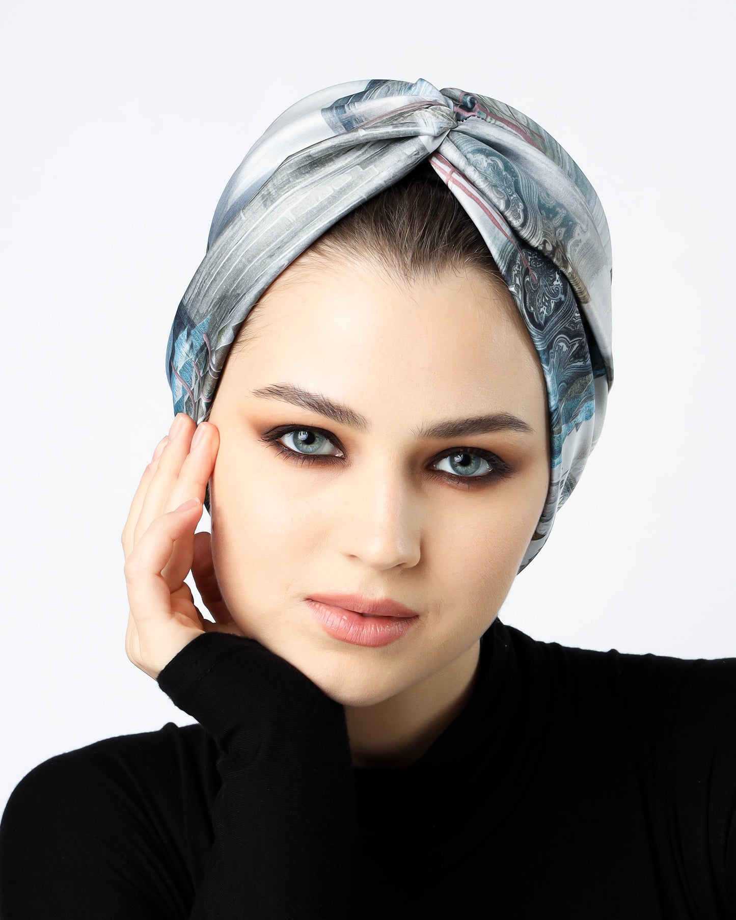 Twisted Satin Turban