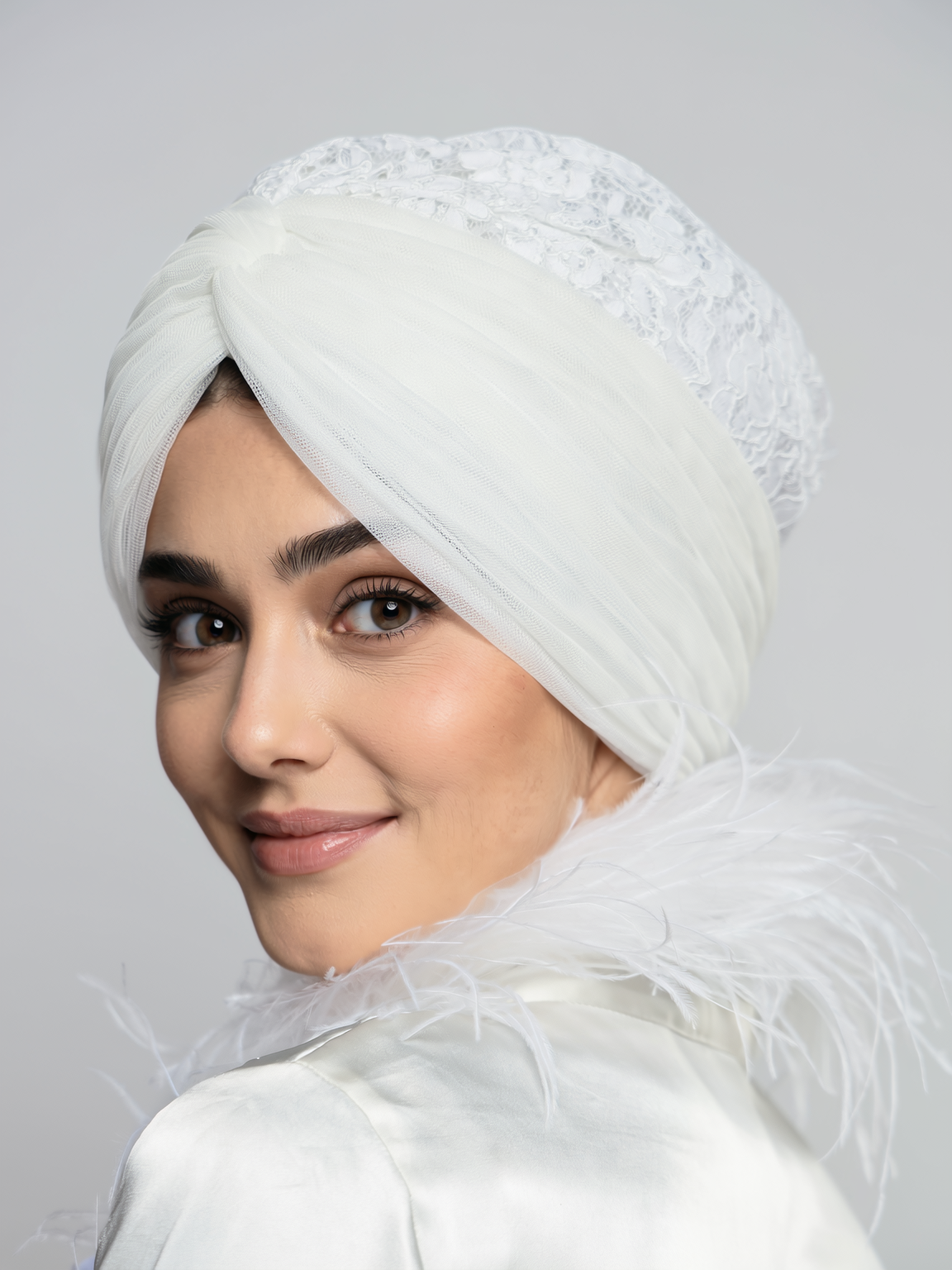 Bridal Twisted Turban