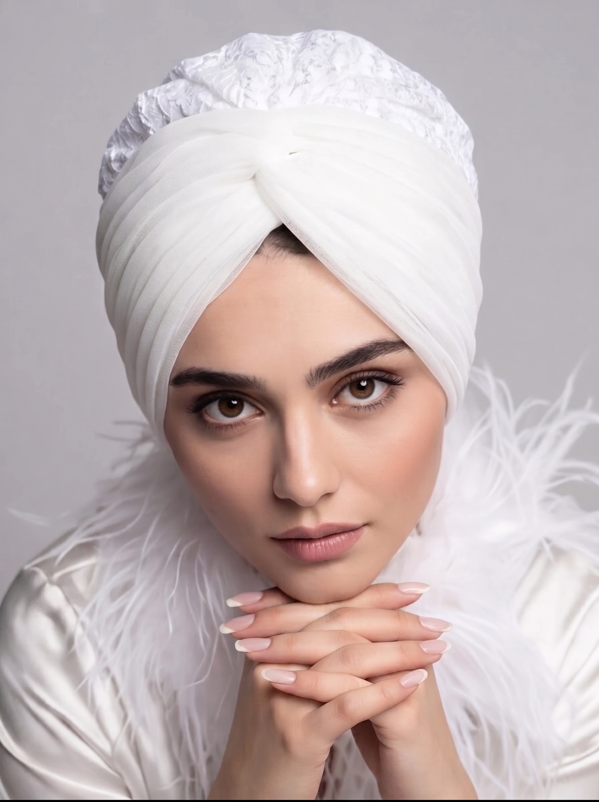 Bridal Twisted Turban