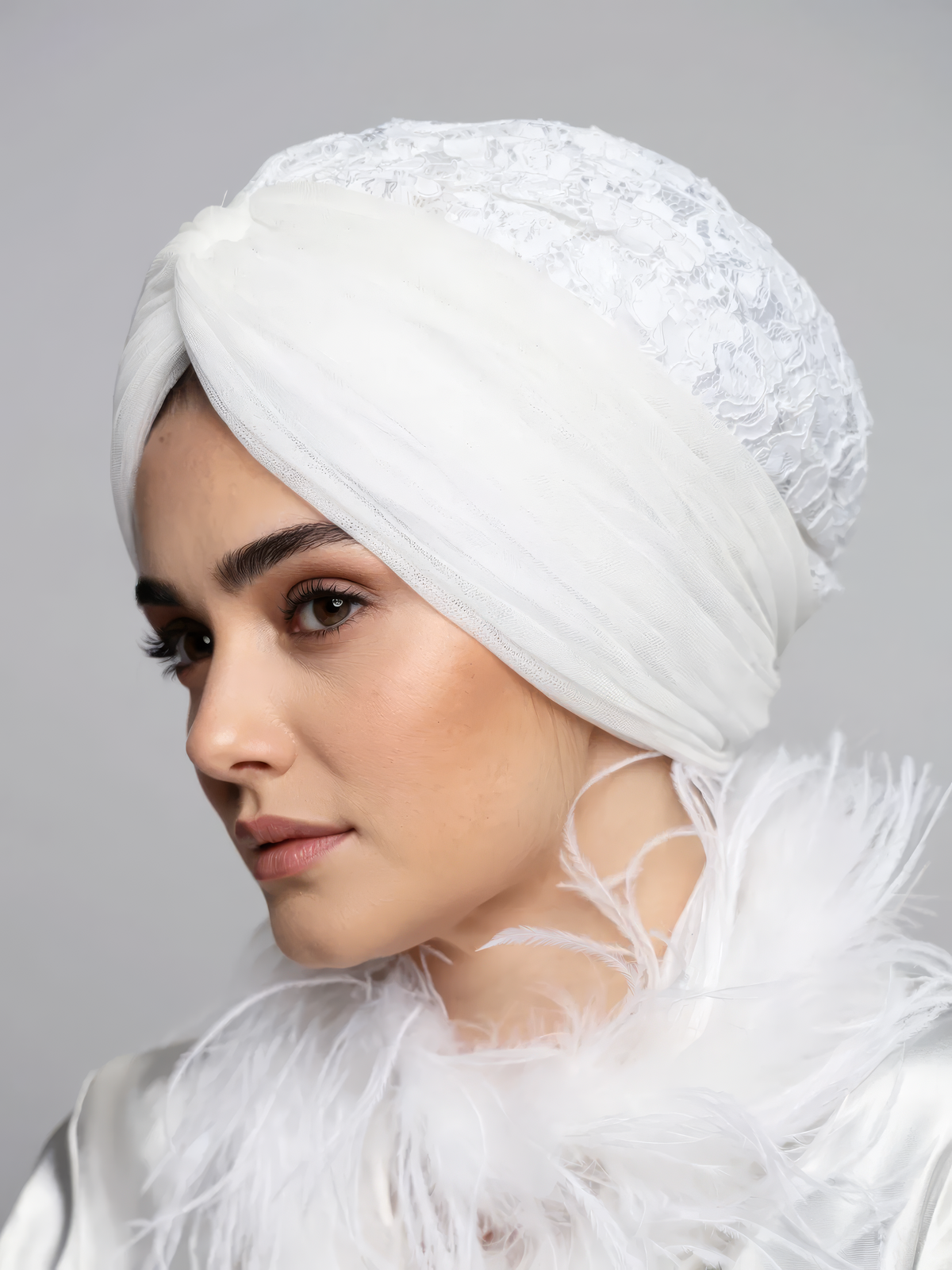 Bridal Twisted Turban