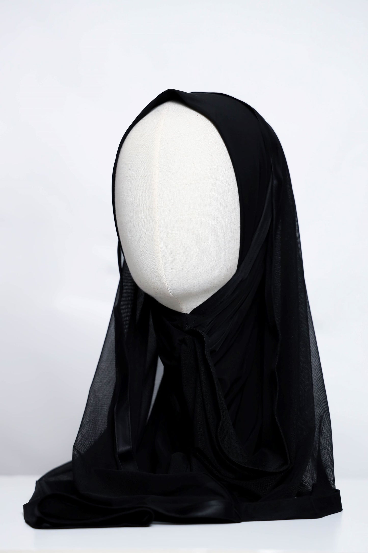 Lycra Plain Ready-made Hijab