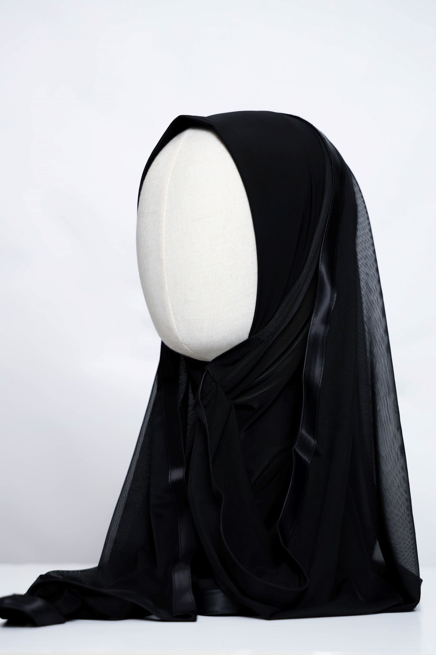 Lycra Plain Ready-made Hijab