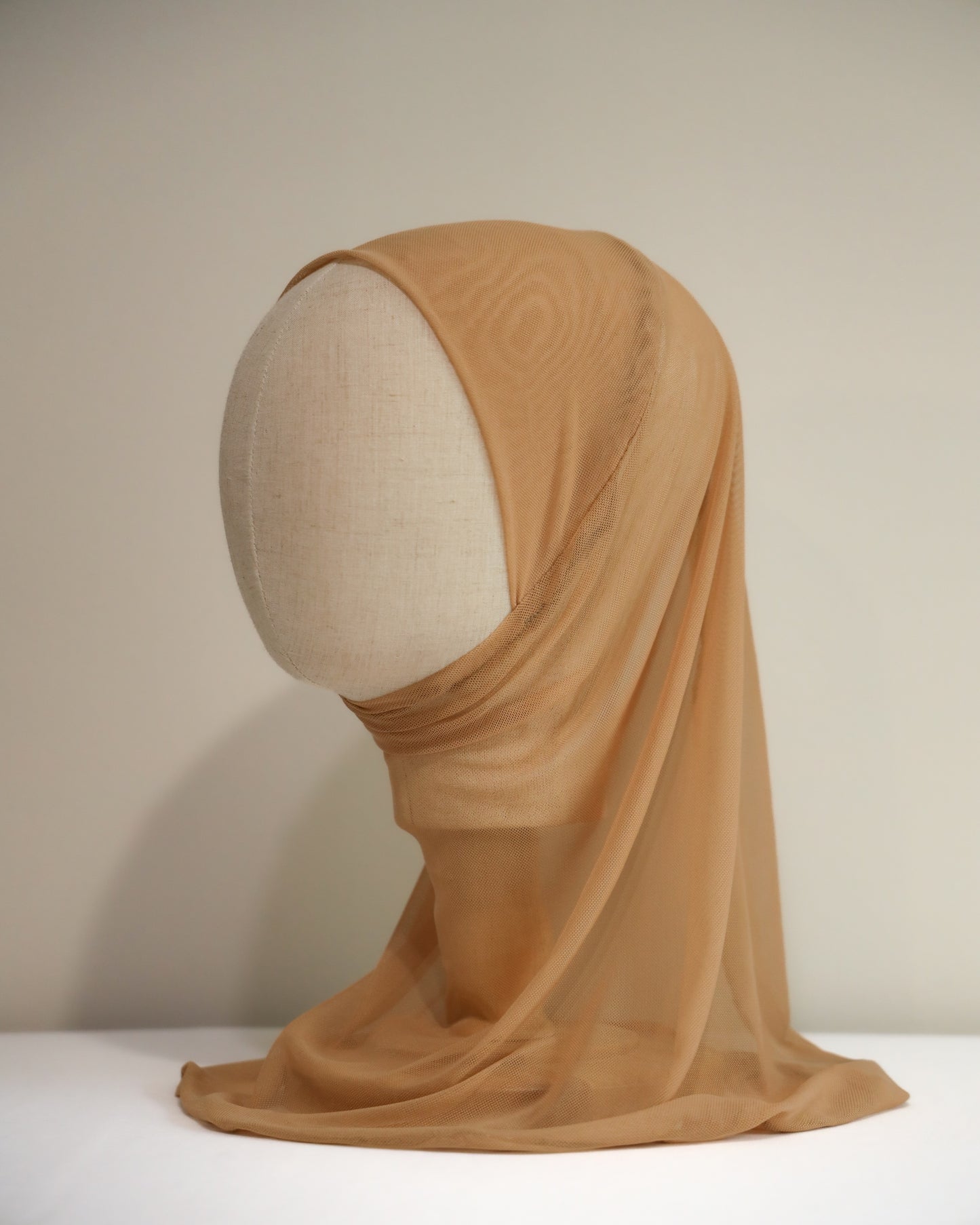 Plain Tulle Ready-made Hijab