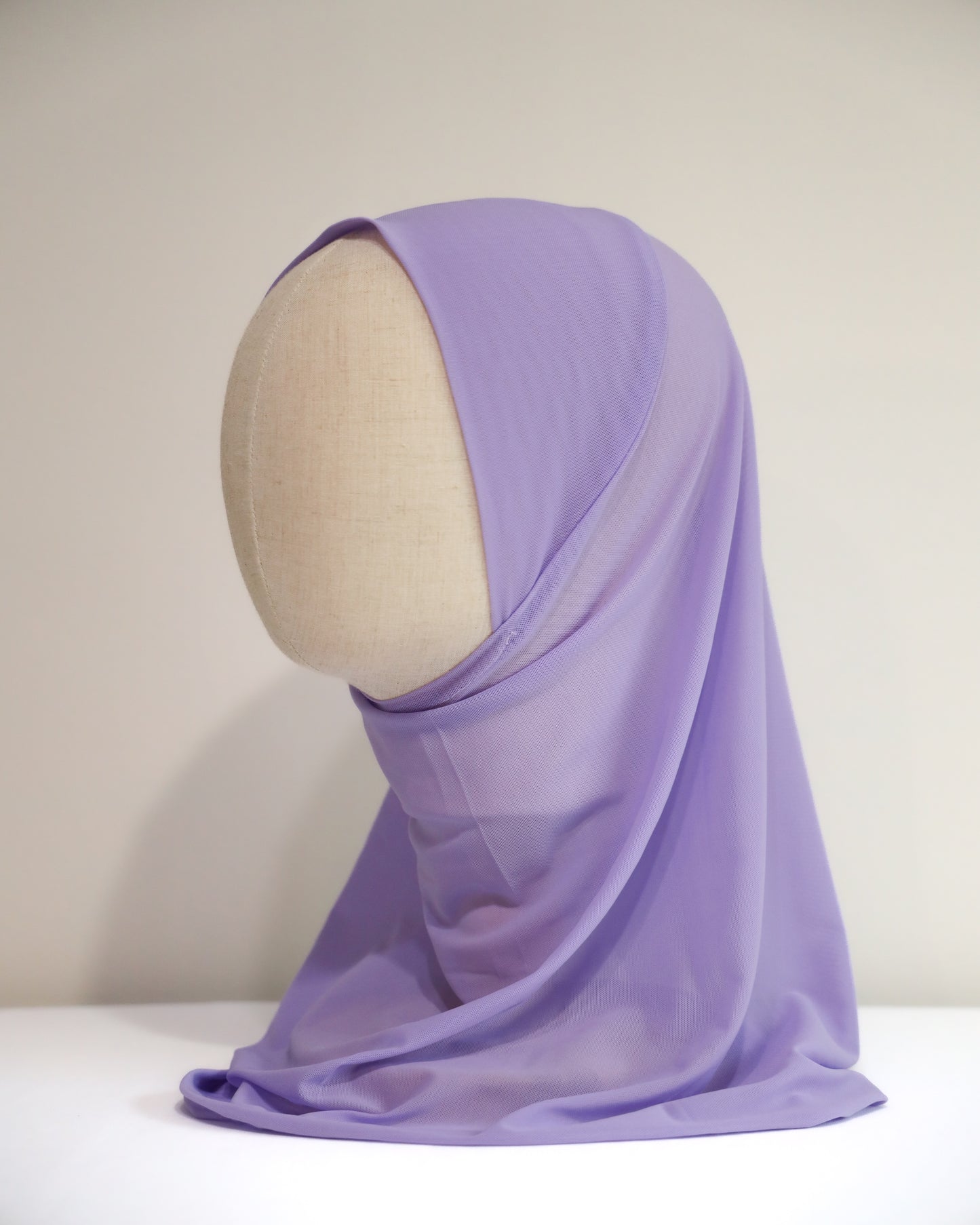 Plain Tulle Ready-made Hijab
