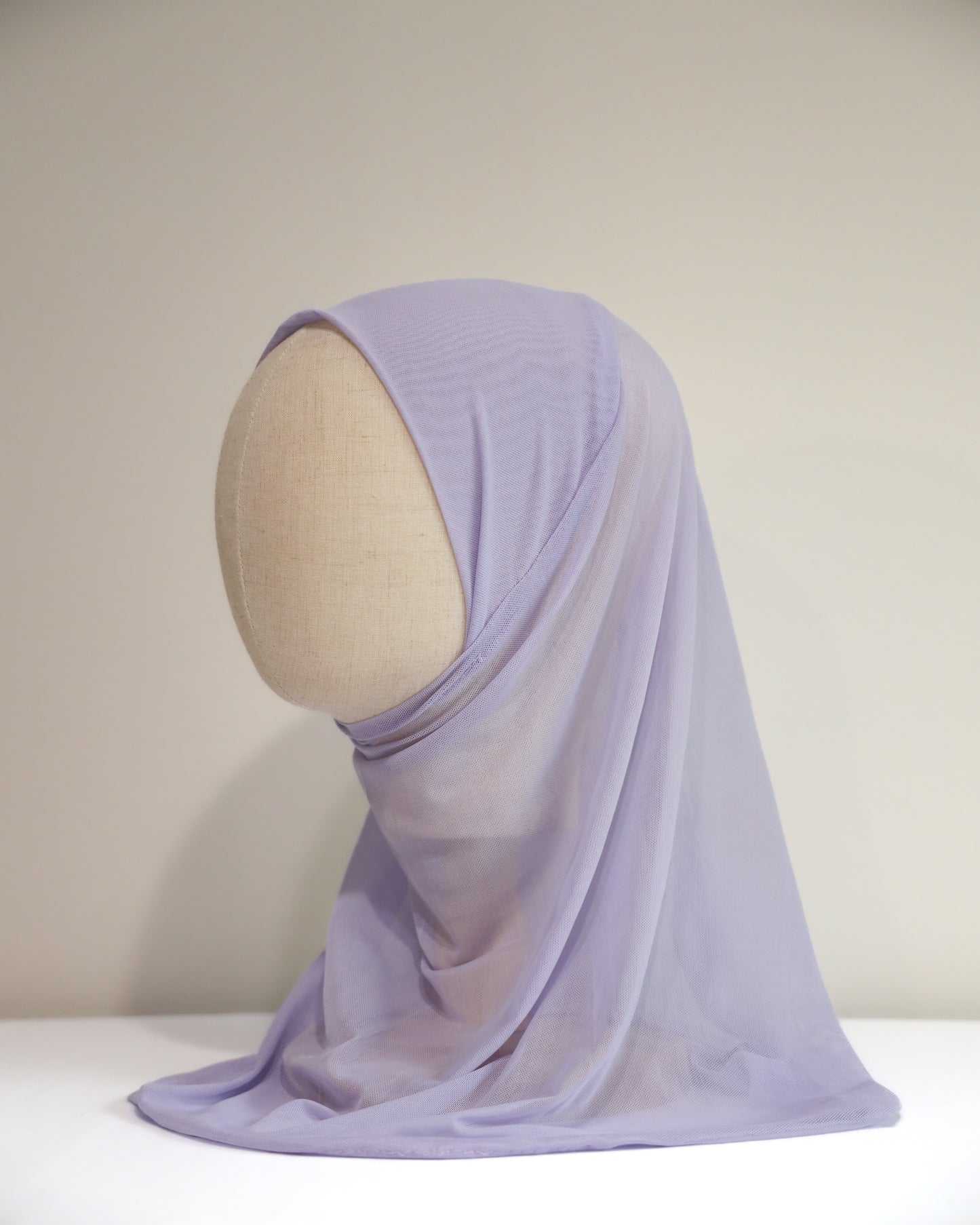 Plain Tulle Ready-made Hijab